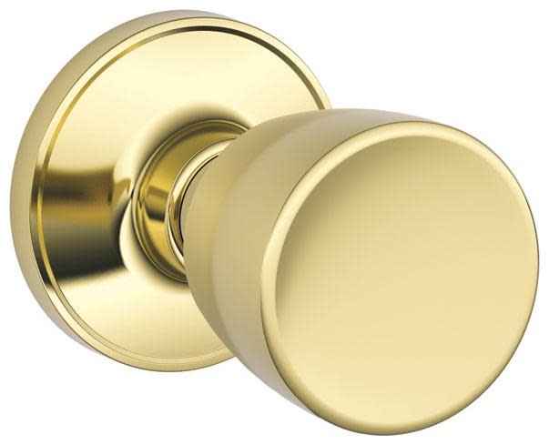 Photos - Door Handle Byron Schlage  Passage Door Knobset - Polished Brass - J10BYR605 J10BYR605 