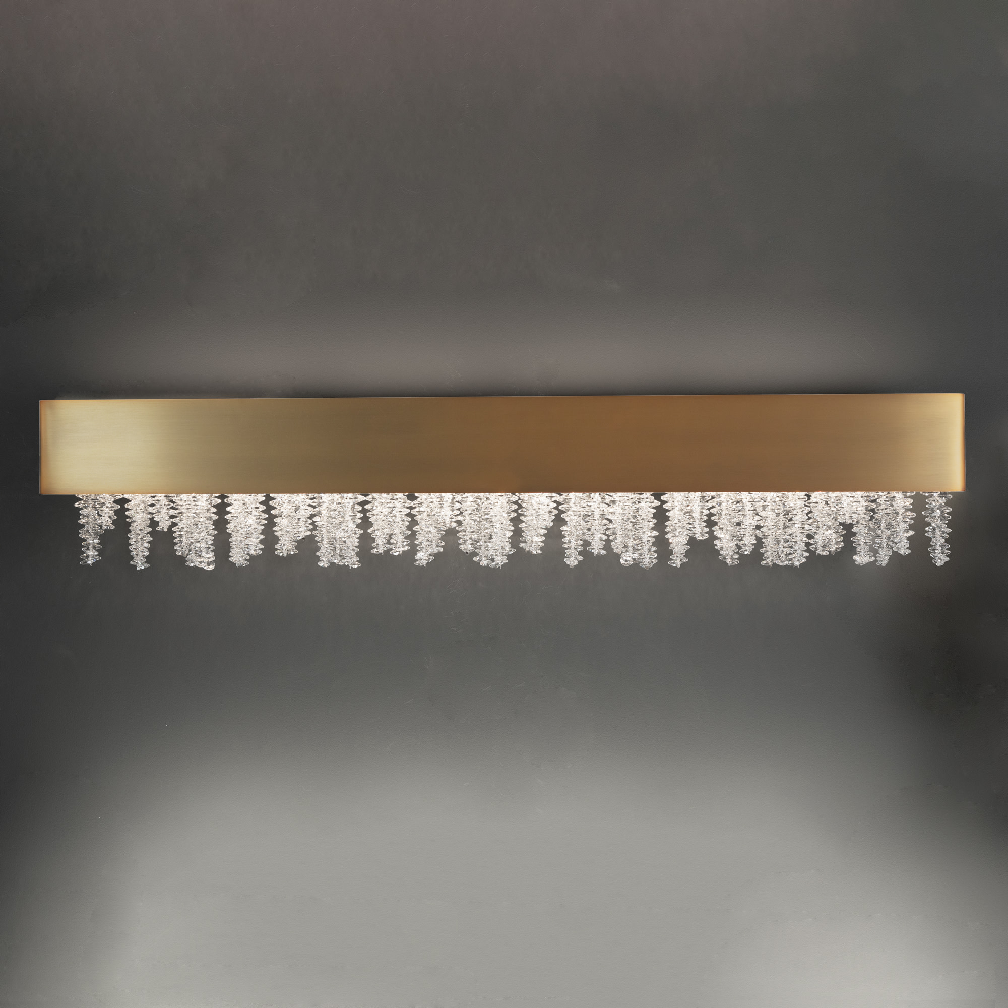 Photos - Chandelier / Lamp Schonbek S3537-O Soleil 8" Tall LED Wall Sconce Aged Brass Indoor Lighting Wall Sconces S3537-700O