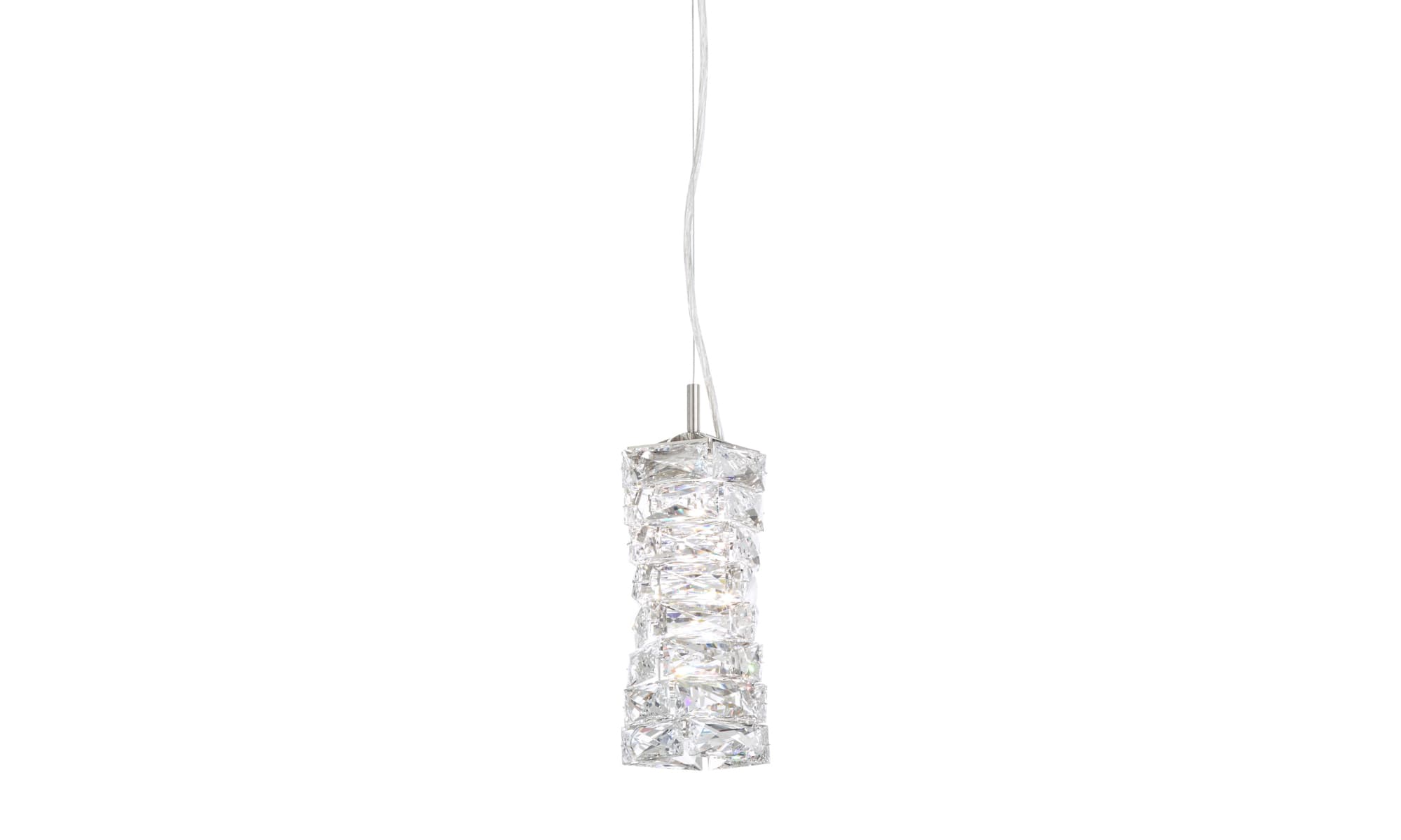 Photos - Chandelier / Lamp Wide Schonbek STW410N-S Glissando 5"  LED Crystal Mini Pendant with Swarovski Crystals Stainless Steel Indoor Lighting Pendan 