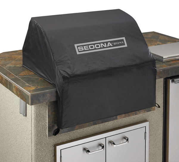 Photos - BBQ Accessory Sedona by Lynx VC600 Vinyl Cover for L600 36 Inch Built-In Grill from  By Lynx Black Outdoor Cooking Accessories BBQ G 