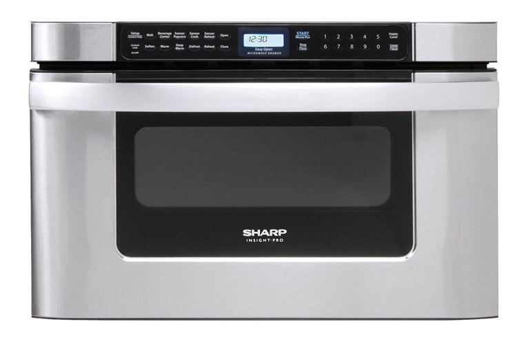 Photos - Microwave Sharp KB6524P 24 Inch Wide 1.2 Cu. Ft. Drawer  with Auto Defrost Stainless Steel Cooking Appliances  Ovens 