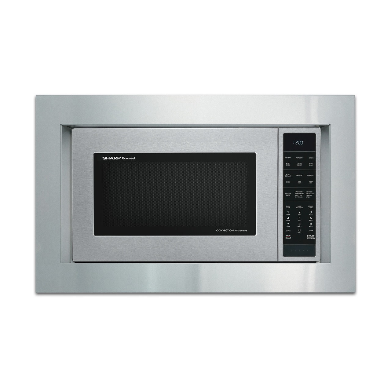 Photos - Microwave Sharp RK94S30F 30 Inch Wide  Trim Kit for SMC1585BS Stainless Steel Cooking Appliance Accessories and Parts Microwa 