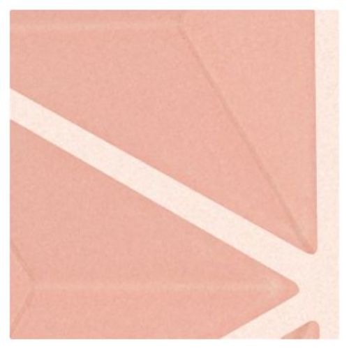 Shaw 443TS Geoscapes Triangular - 11" x 13" Triangle Wall Mosaic Tile - Glass Visual - Sold by Sheet First Lady Pink Flooring Tile Mosaic