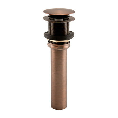 Photos - Pipe Trap Signature Hardware 917446 Mushroom Pop Up Drain with 1-1/2 Inch Tubing Oil Rubbed Bronze Bath and Shower Accessories Bathtub 