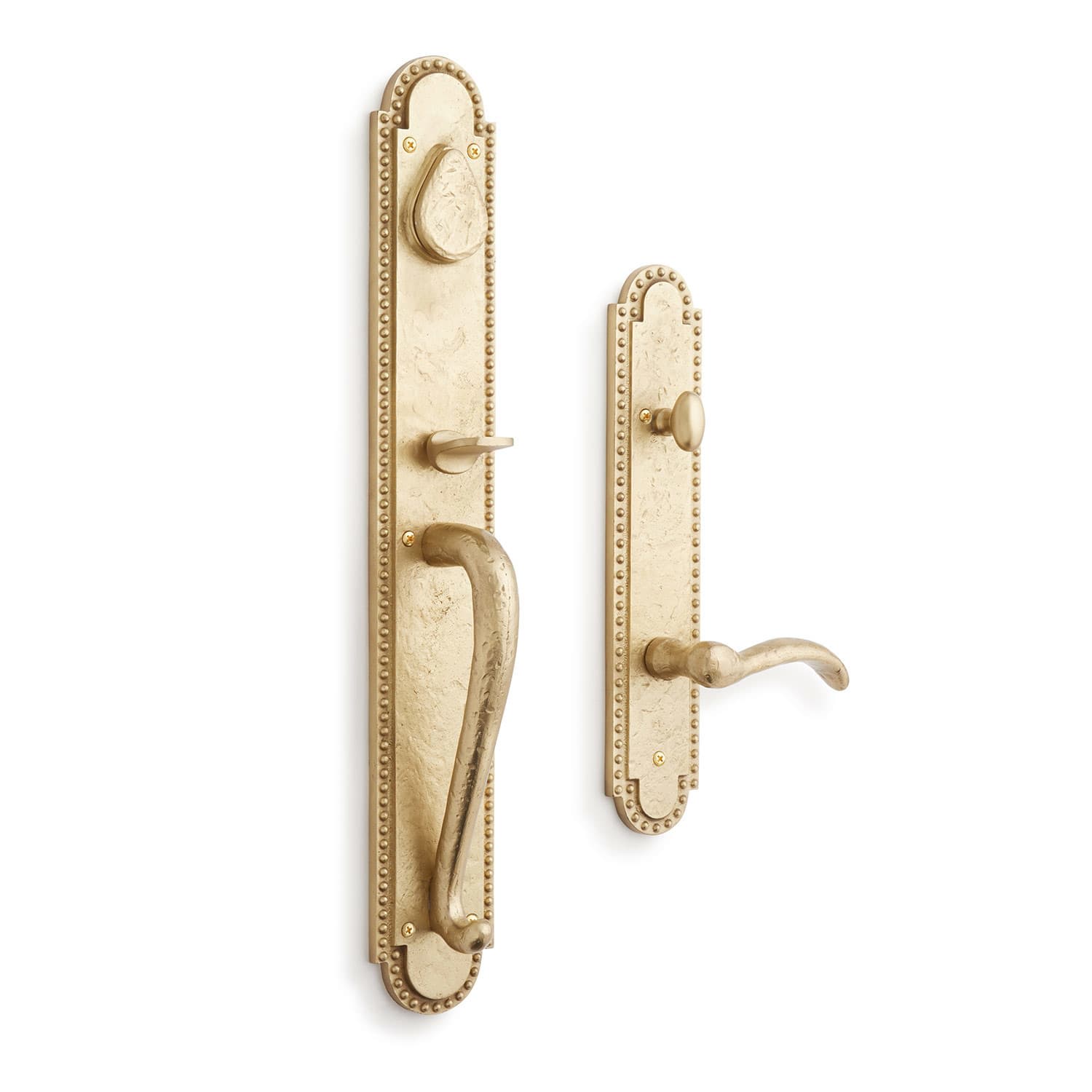 Photos - Interior Door Signature Hardware 946283-KE-238-LH Marconi Left Handed Solid Brass Full Plate Keyed Entry Single Cylinder Door Handleset wi 