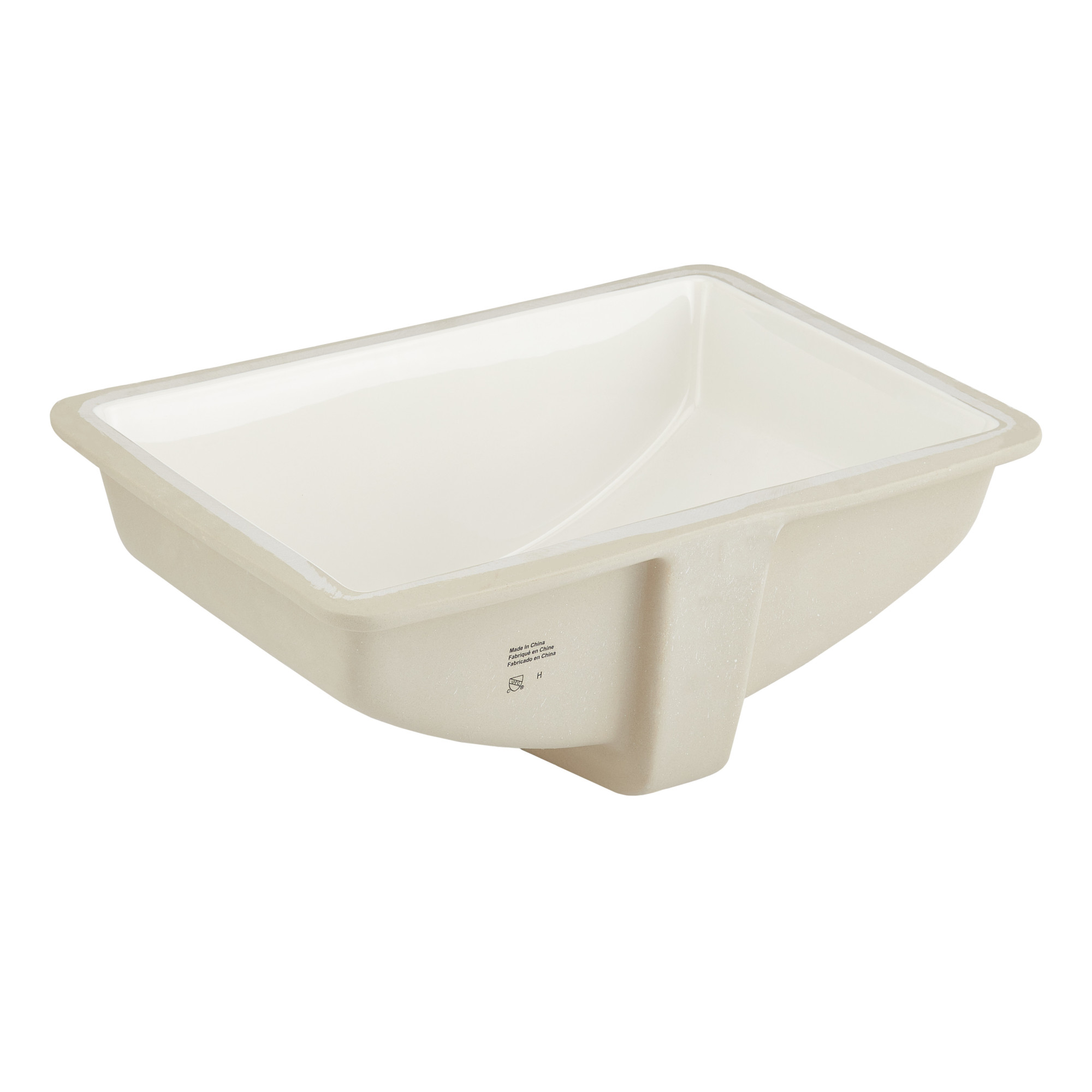 Photos - Bathroom Sink Signature Hardware 949141 Myers 21" Rectangular Porcelain Undermount  Biscuit Sinks s Sinks Only S 
