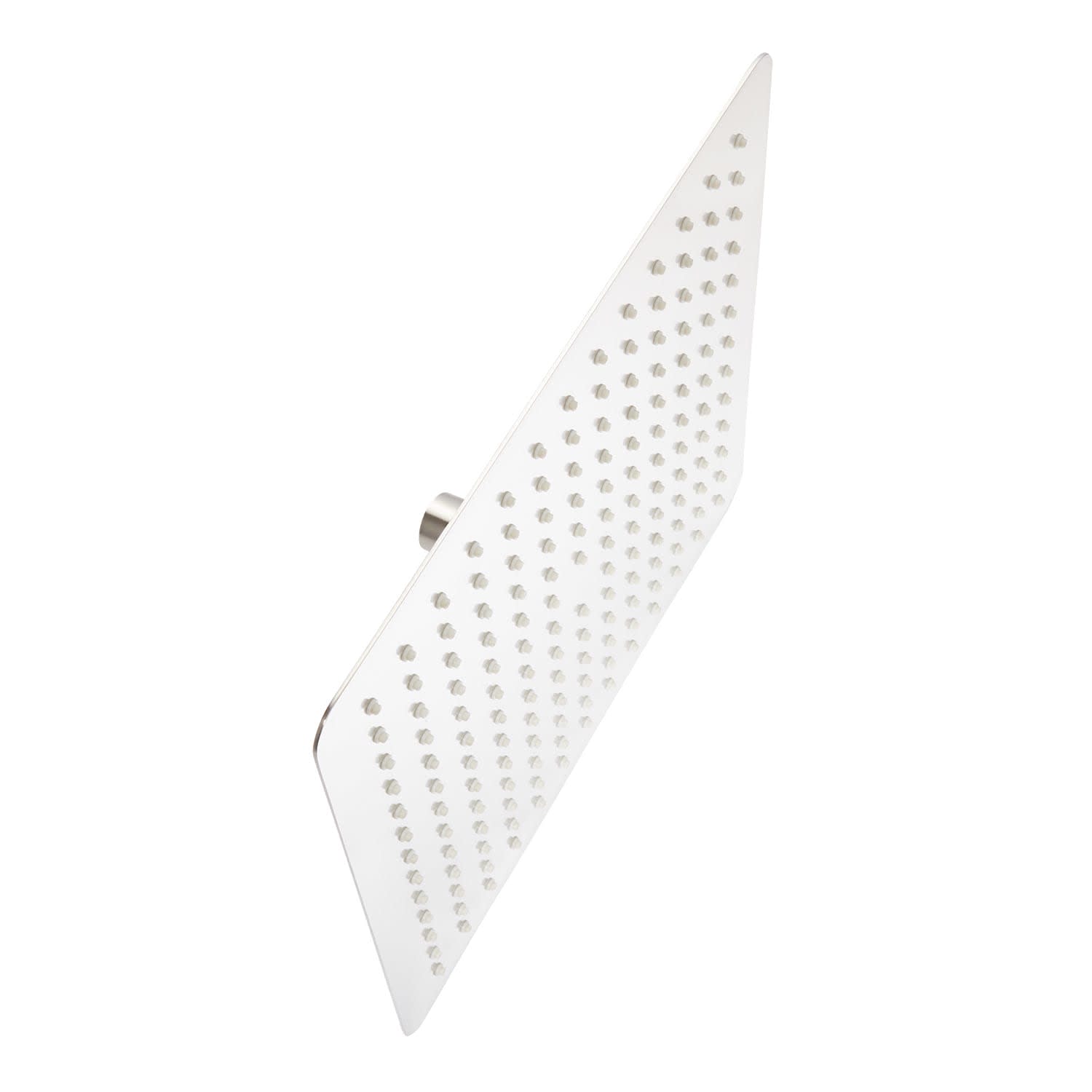 Photos - Shower System Signature Hardware 948947-12-2.5 2.5 GPM 12" Wide Modern Square Rain Shower Head Brushed Nickel Showers Shower Heads Single 