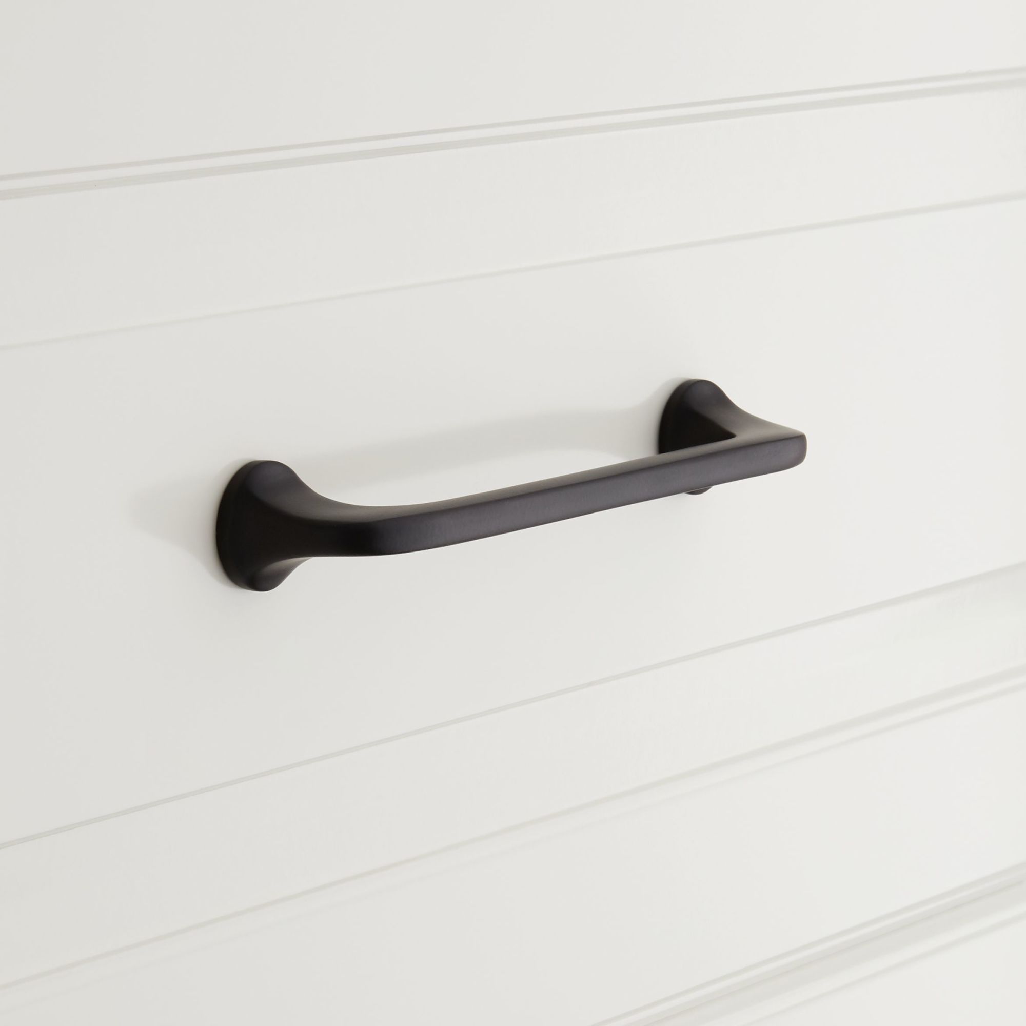 Photos - Furniture Hardware Signature Hardware 951712-6 Amarilla 6" Center to Center Handle Cabinet Pull Black Cabinet Hardware Pulls Handle 465149