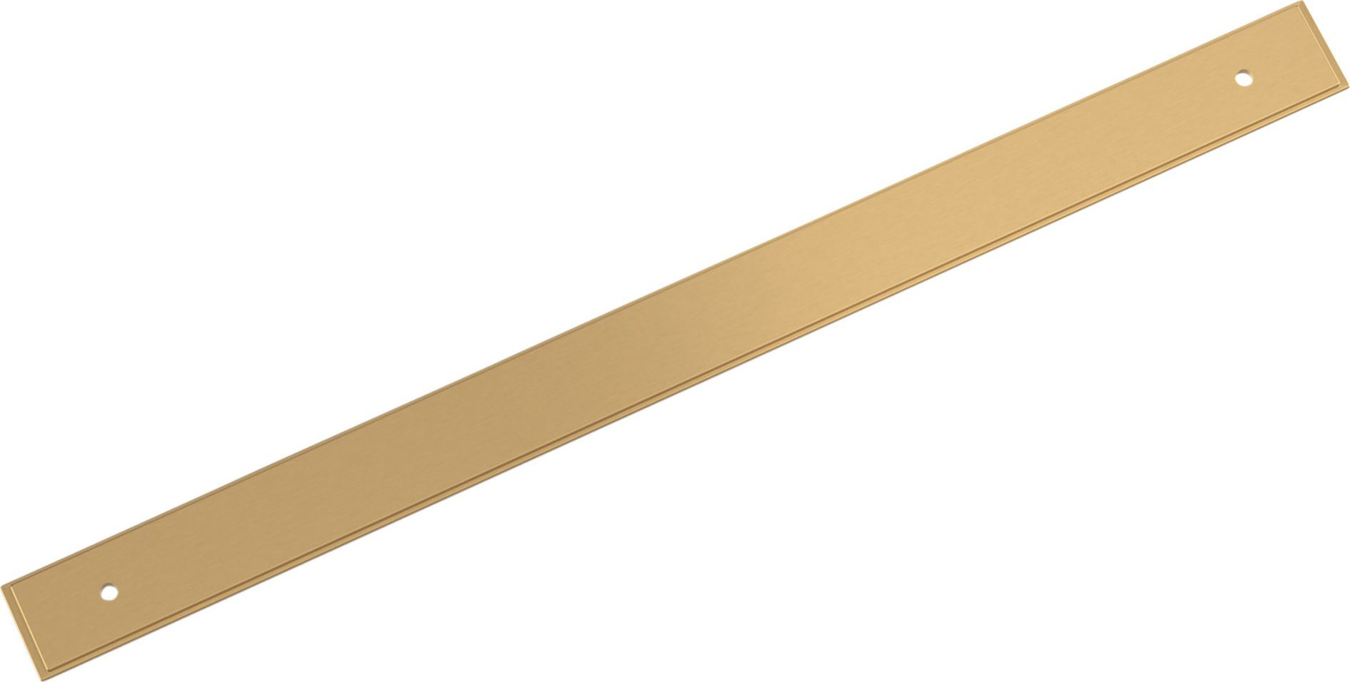Photos - Furniture Hardware Signature Hardware 954074-O-1258 12-5/8 Inch Center to Center Cabinet Pull Backplate Champagne Bronze Cabinet Hardware Cabin 