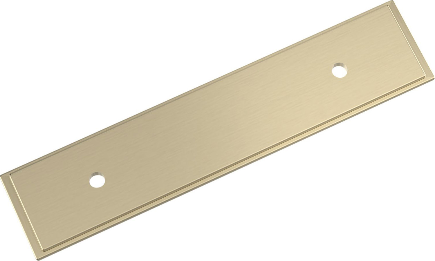 Photos - Furniture Hardware Signature Hardware 954074-3 3 Inch Center to Center Cabinet Pull Backplate Golden Champagne Cabinet Hardware Cabinet Hardwar 