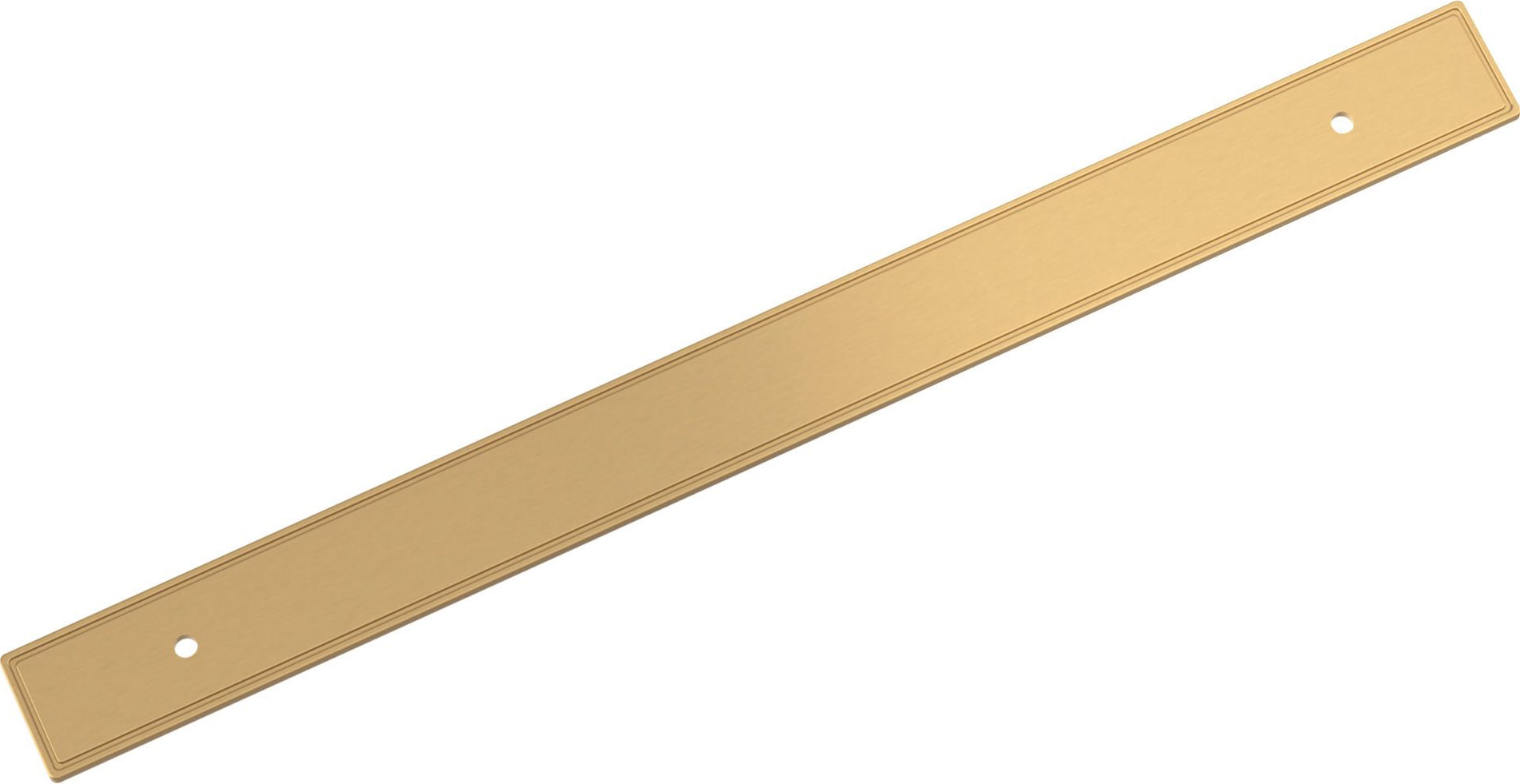 Photos - Furniture Hardware Signature Hardware 954072-O-10116 10-1/16 Inch Center to Center Cabinet Pull Backplate Champagne Bronze Cabinet Hardware Cab 
