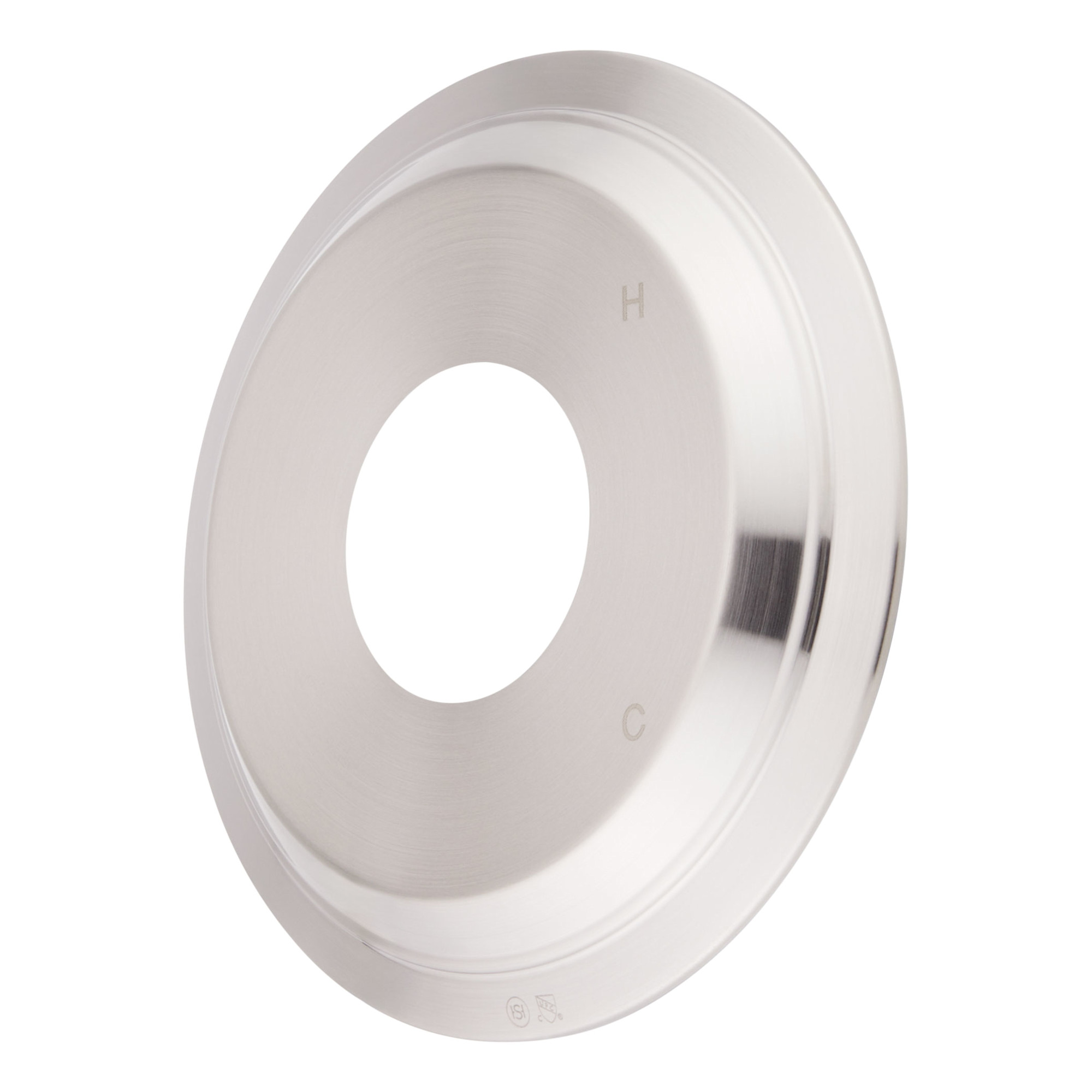 Photos - Shower System Signature Hardware SHMA441001 Marceau Pressure Balance Valve Trim Only - Less Handles and Rough-In Valve Brushed Nickel Show 