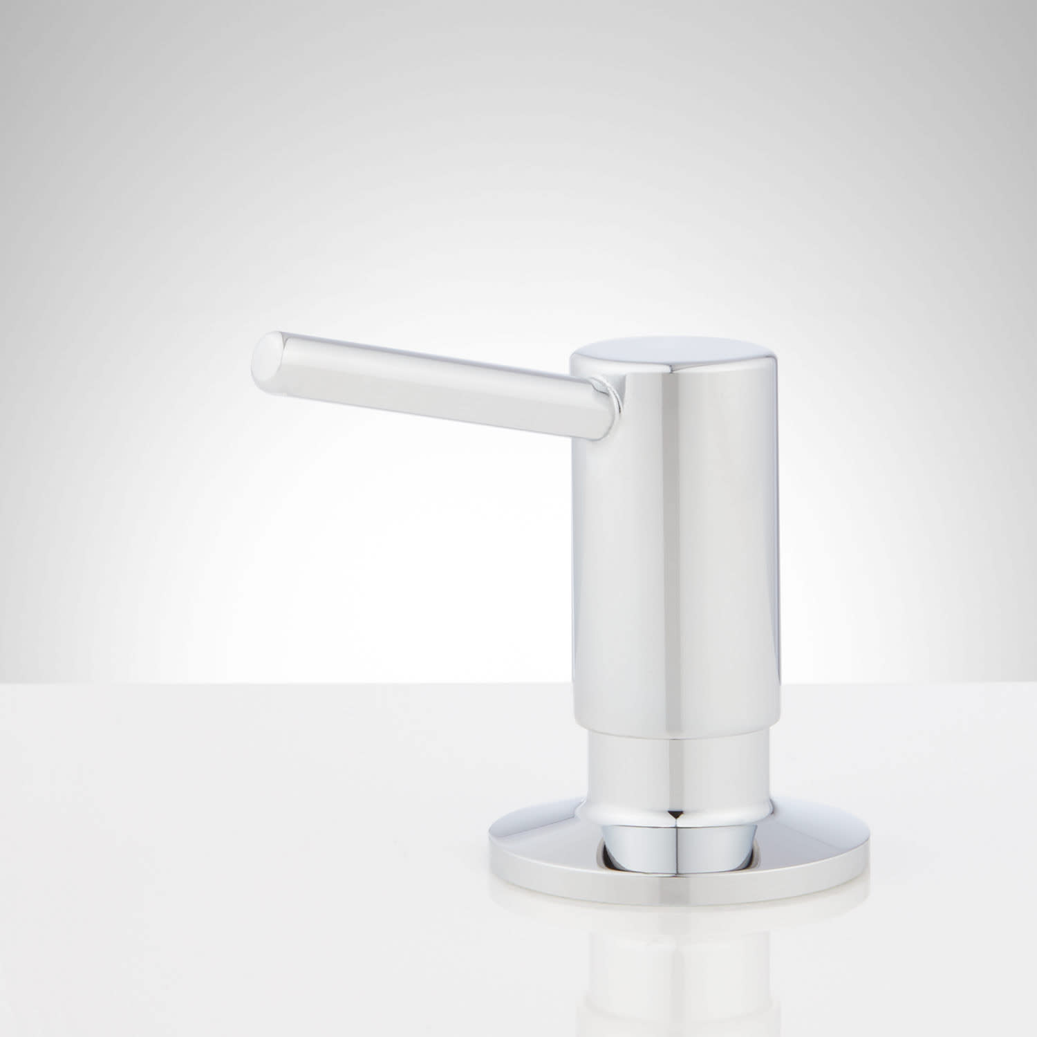 Photos - Tap Hidden Part Signature Hardware 949166 Low-Profile Soap or Lotion Dispenser Chrome Faucet Accessories and Parts Kitchen Sink Accessories
