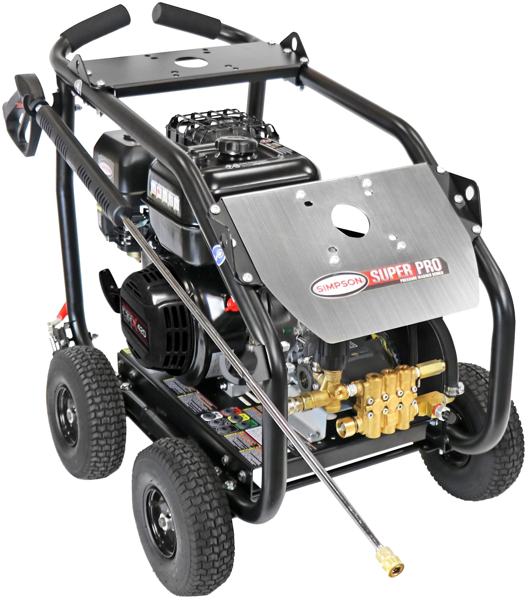 Simpson 65211 4400 PSI 4 GPM Gas Powered Cold Water Pressure Washer with 420 CC CRX Engine Power Tools Pressure Washers Gasoline Pressure Washers