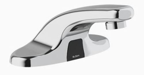 Photos - Tap Sloan 3315025BT Optima 0.5 GPM Sensor Faucet Polished Chrome Faucet Bathroom Sink Faucets Electronic 