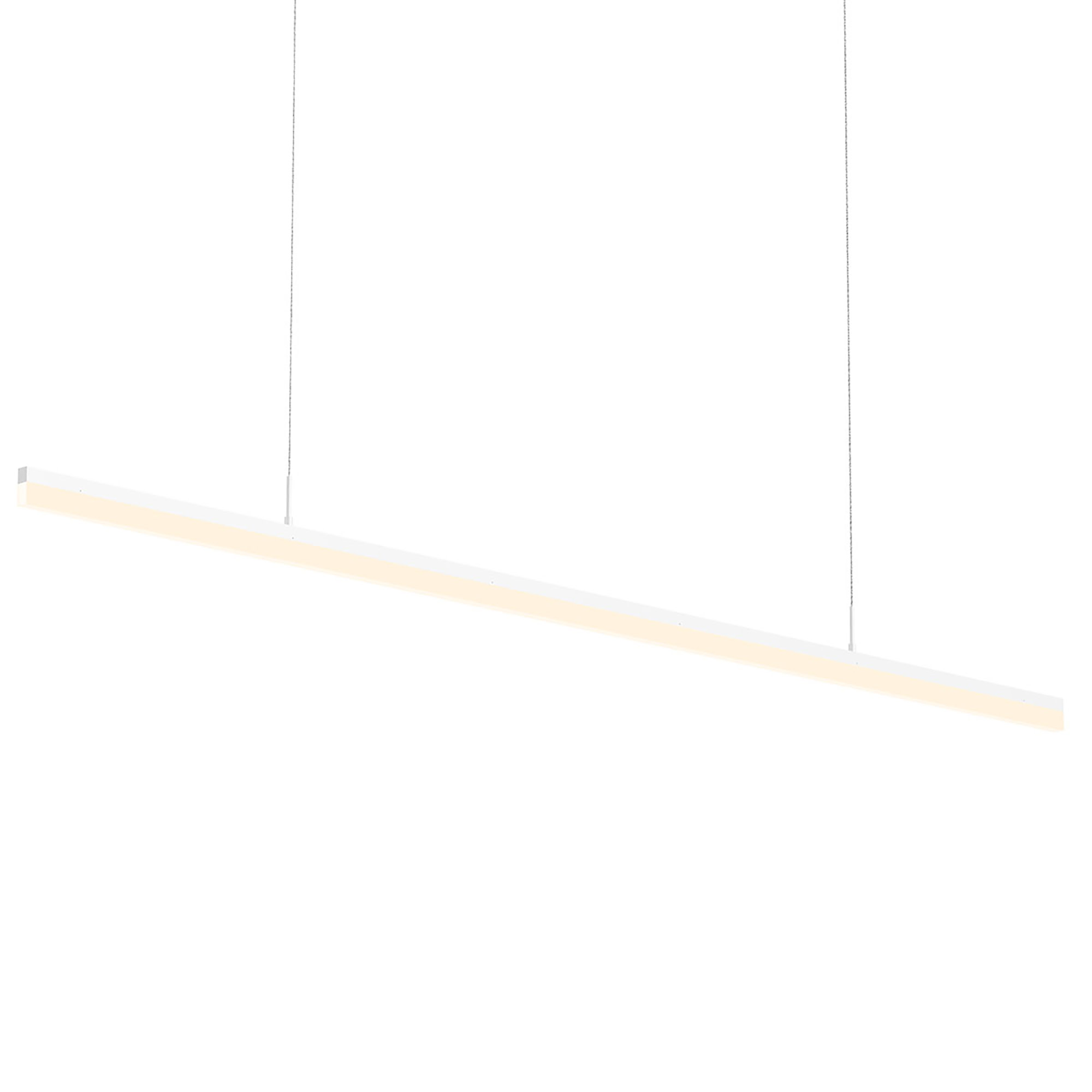 Photos - Chandelier / Lamp Wide Sonneman 2349-J20 Stiletto 72"  Linear Pendant Satin White Indoor Lighting Pendants 2349.03-J20 