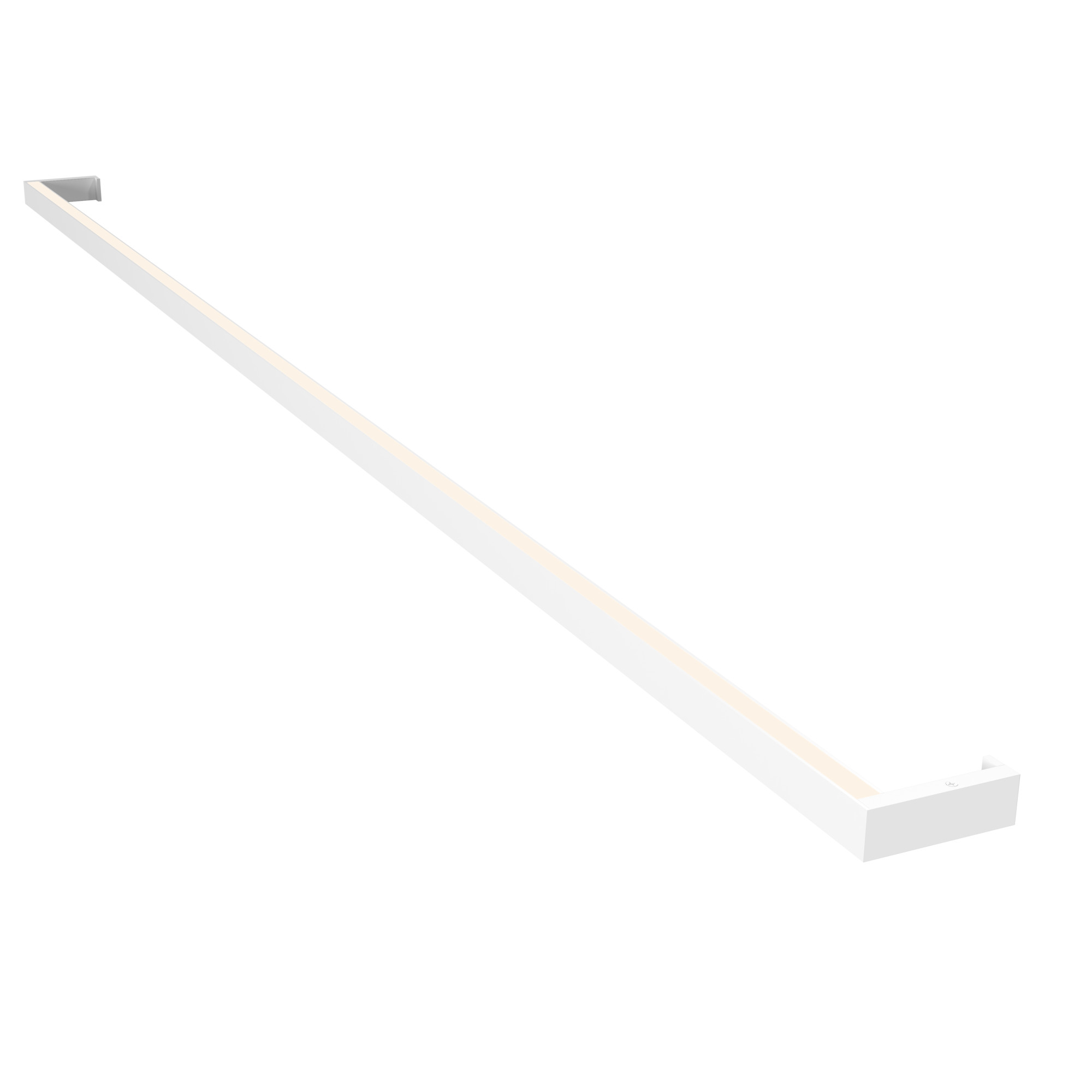 Photos - Chandelier / Lamp Wide Sonneman 2810-6 Thin-Line Single Sided 72"  Integrated LED Bath Bar - 3000K Bright Satin Aluminum Indoor Lighting Bathro 