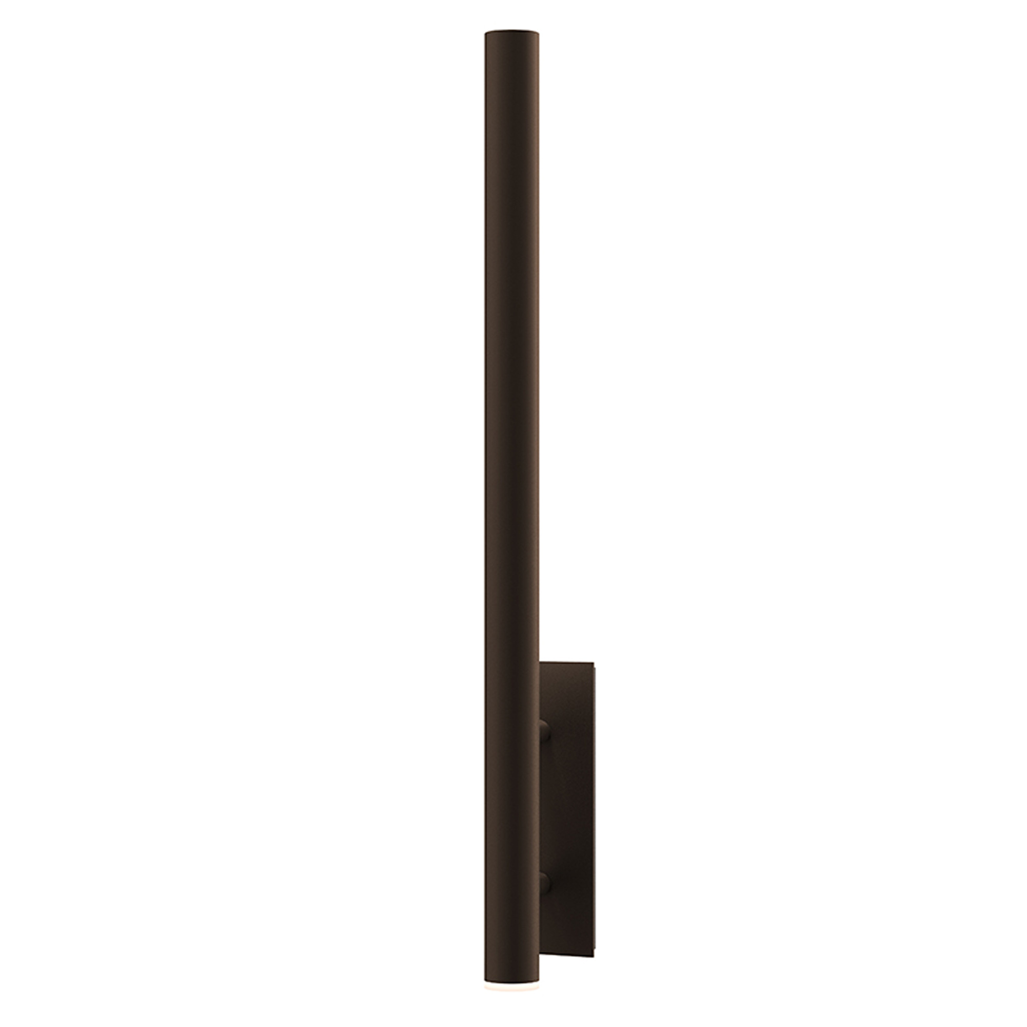 Photos - Floodlight / Street Light Bronze Gym Sonneman 7482-WL Flue 2 Light 40" Tall LED Outdoor Wall Sconce Textured Bronze Outdoor Lighting Wall Sconces 7482.72-WL 