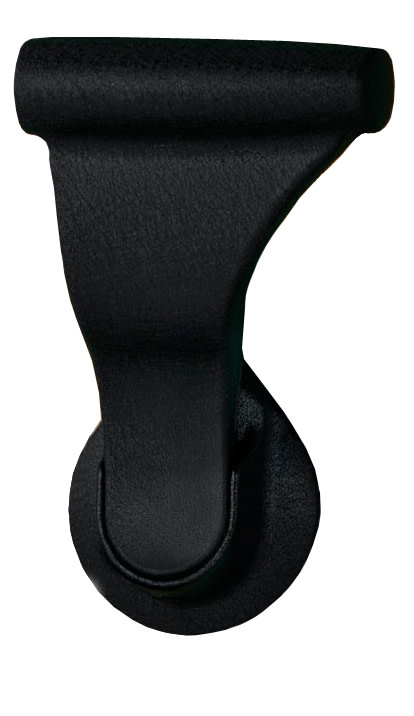 Soss L34 UltraLatch Passage Door Lever Set with 2-3/4" Backset for 2" Thick Doors Textured Black Door Hardware Door Levers Passage Door Levers
