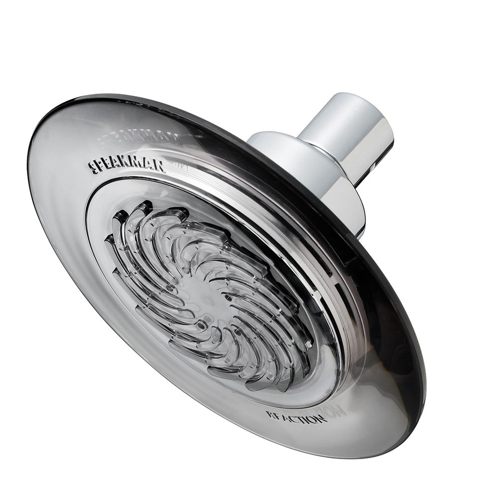 Photos - Shower System Re:Action Speakman S-4000-E15 Reaction 1.5 GPM Single Function Shower Head Smokey Gray Showers Shower Heads Single Function S-4002-E15 