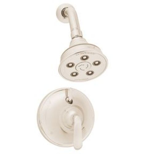 Speakman SM-7410-P Caspian 2.5 GPM Shower Trim Package with Multi Function Shower Head Brushed Nickel Showers Shower Only Pressure Balanced