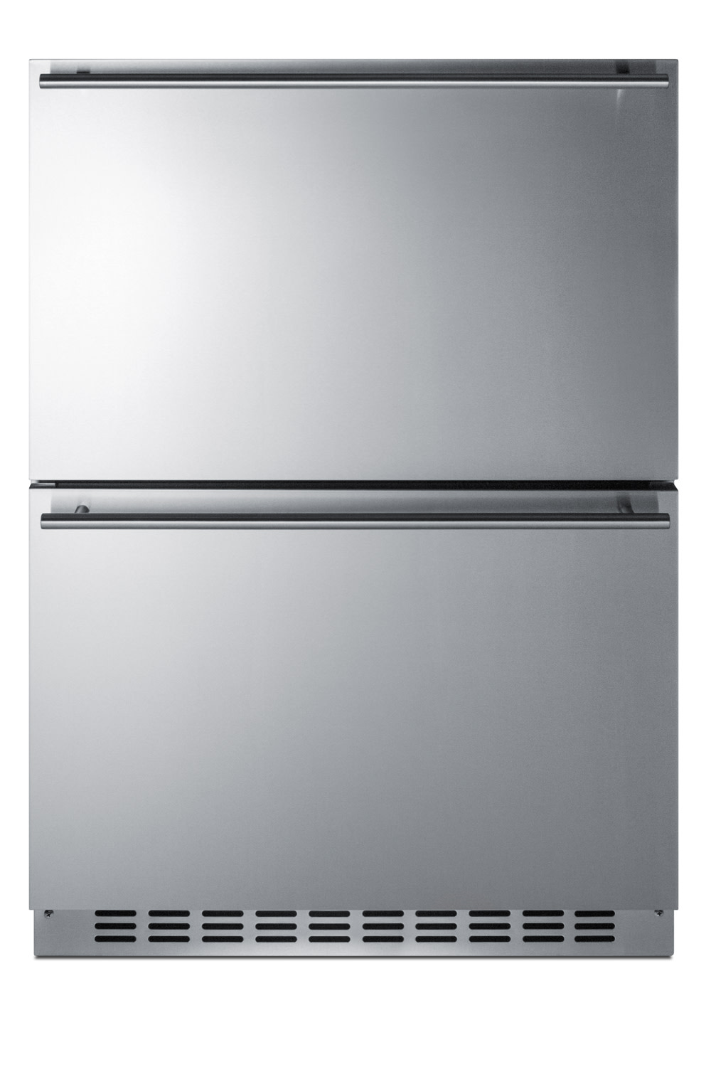 Photos - Fridge Summit ADRF244C 24 Inch Wide 3.32 Cu. Ft. Refrigerator Drawers with Freezer Stainless Steel Refrigeration Appliances Compact