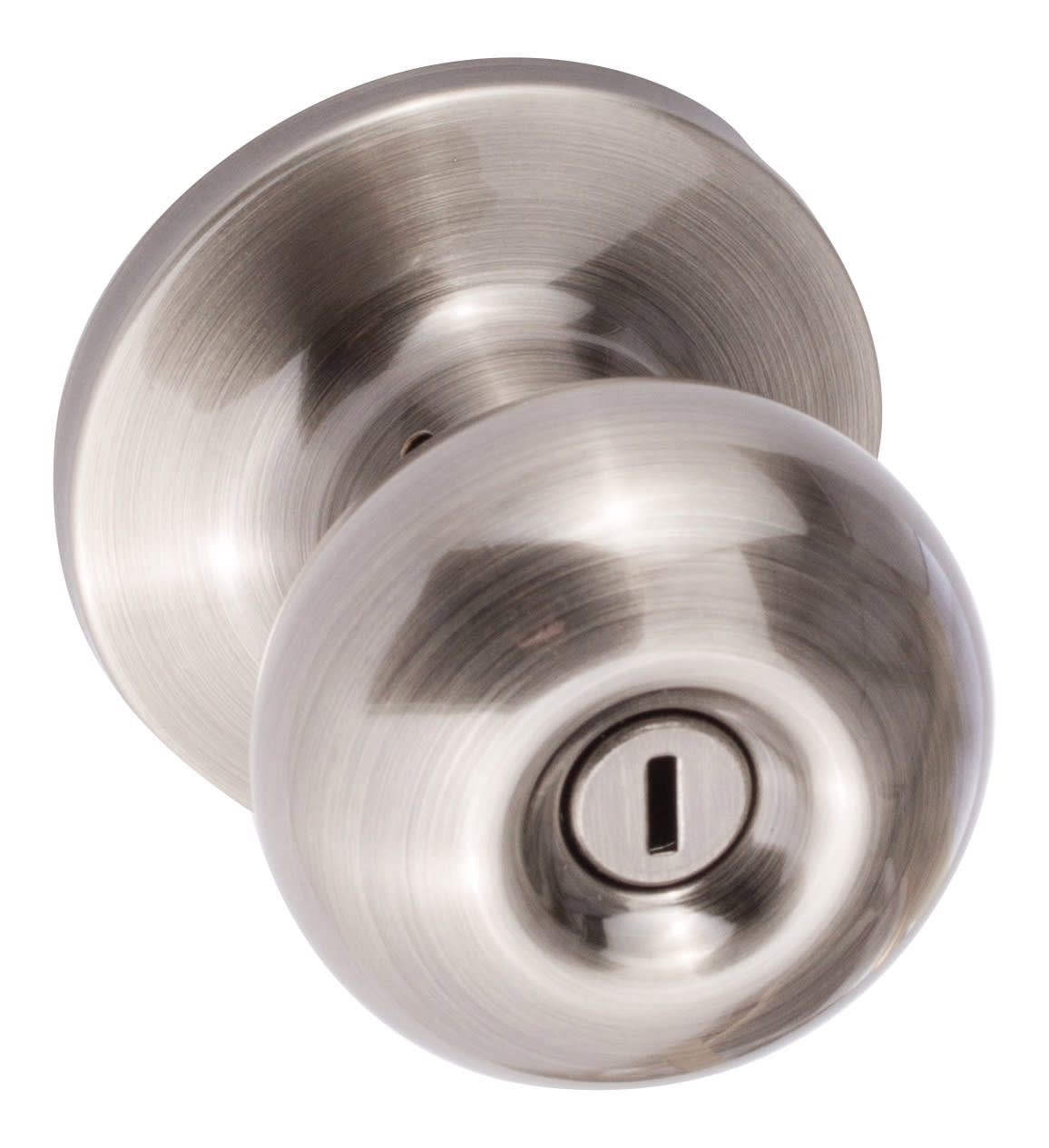 Photos - Door Handle Round Sure-Loc DU102 Durango Privacy Door Knob Set with  Rose Antique Nickel Door Hardware Door Knobs Privacy Door Knobs DU10 