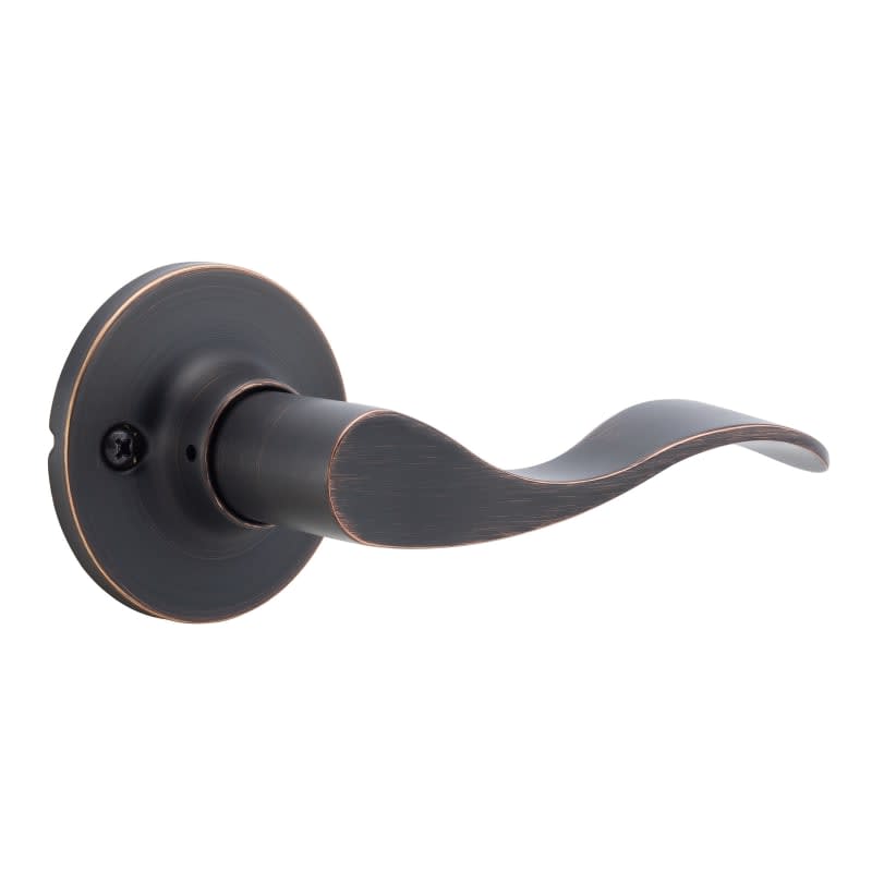 Photos - Door Handle RH Alurad Sure-Loc SB100 RH Snowbird Right Handed Non-Turning One-Sided Dummy Door Lever with Round Rose Vintage Bronze Door Hardware 