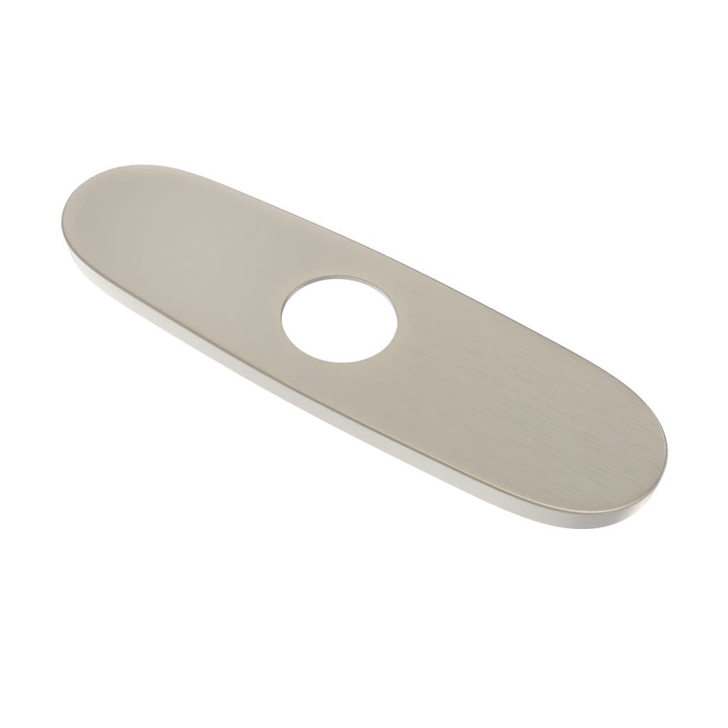 Photos - Tap Hidden Part Swiss Madison SM-KFP0 9-7/8" Escutcheon Plate Brushed Nickel Faucet Accessories and Parts Bathroom Sink Faucet Parts Escutch 