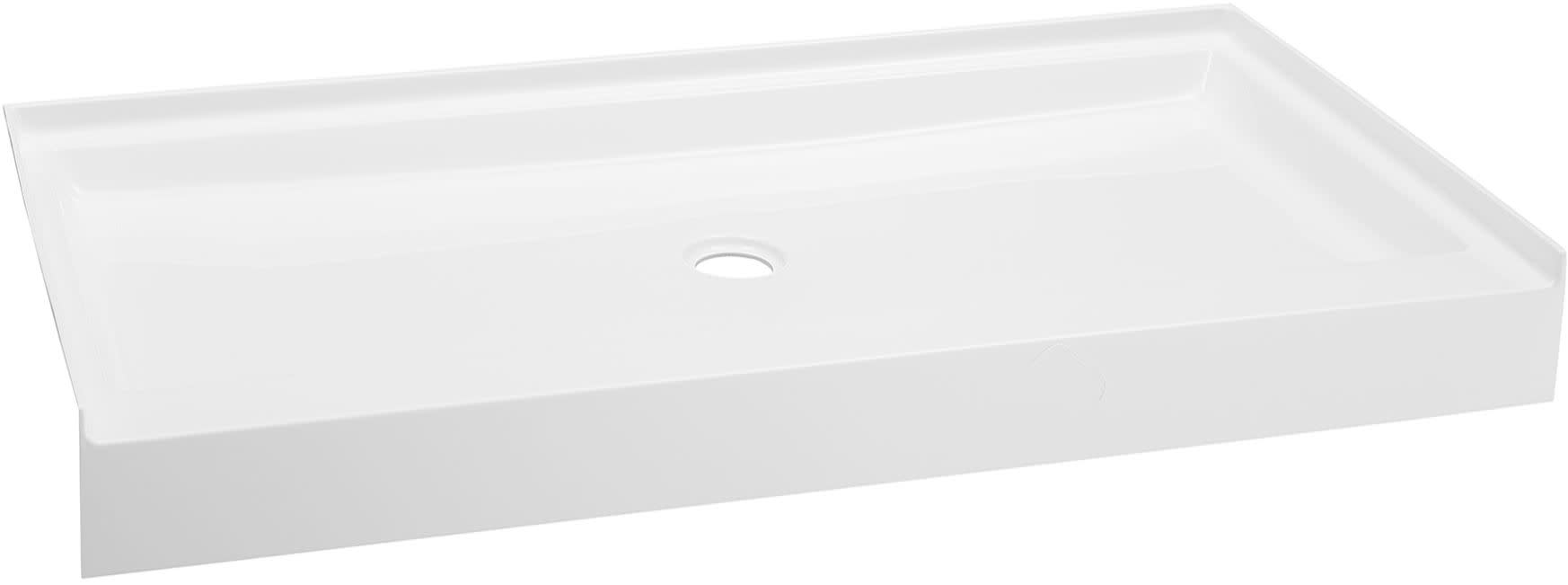 Photos - Shower Tray Swiss Madison SM-SB525 Voltaire 60" x 34" Rectangular Shower Base with Single Threshold and Center Drain Glossy White Shower 