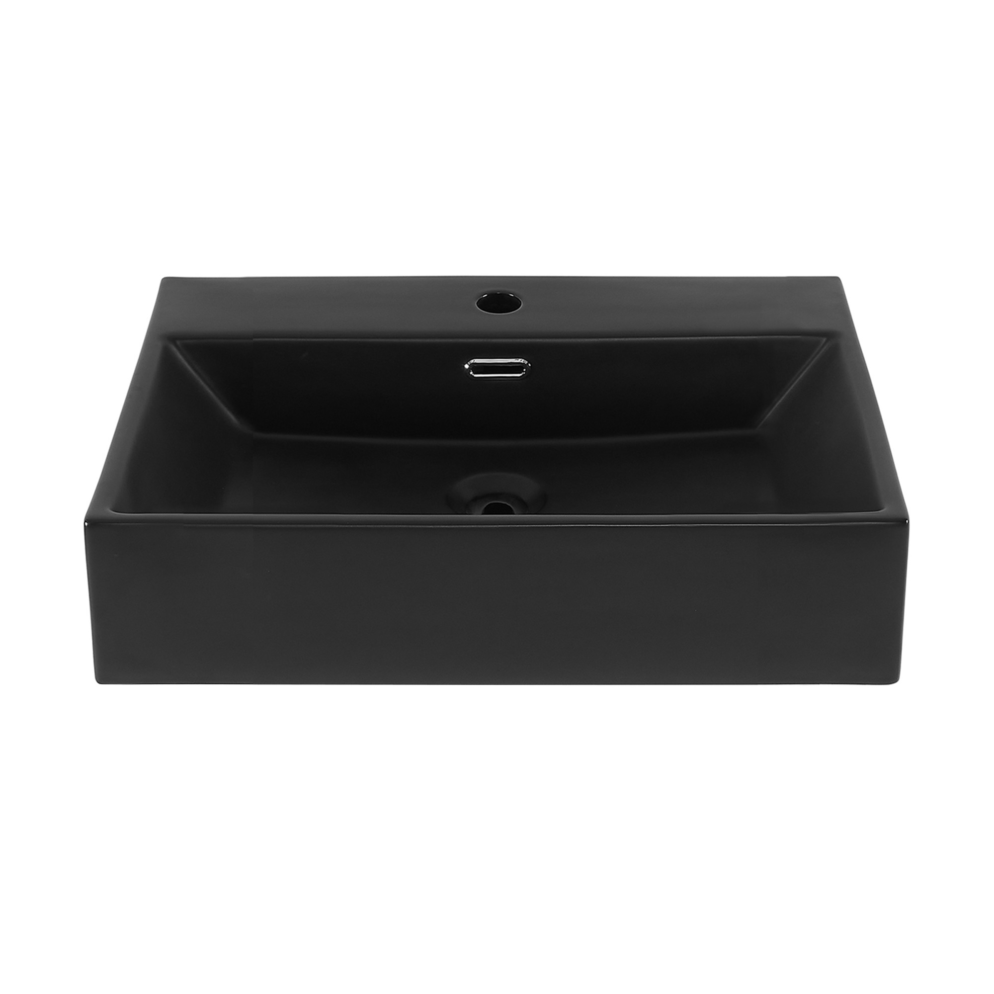 Photos - Bathroom Sink Swiss Madison SM-WS332 Claire 23-5/8" Rectangular Ceramic Wall Mounted  with Overflow and Single Faucet Hole Ma 