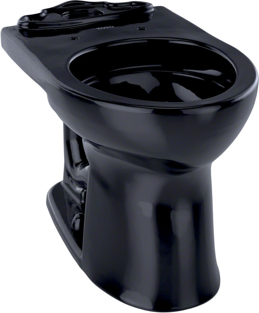 TOTO C453CUF Drake II Round Toilet Bowl Only - Less Seat Ebony Toilets and Bidets Toilet Bowls Round Toilet Bowls