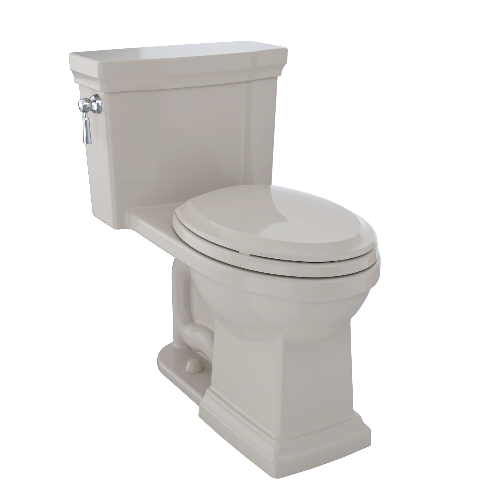 Photos - Toilet TOTO MS814224CEFG Promenade II One-Piece Elongated 1.28 GPF  with Tornado Flush™ Technology Bone s and Bidets To 