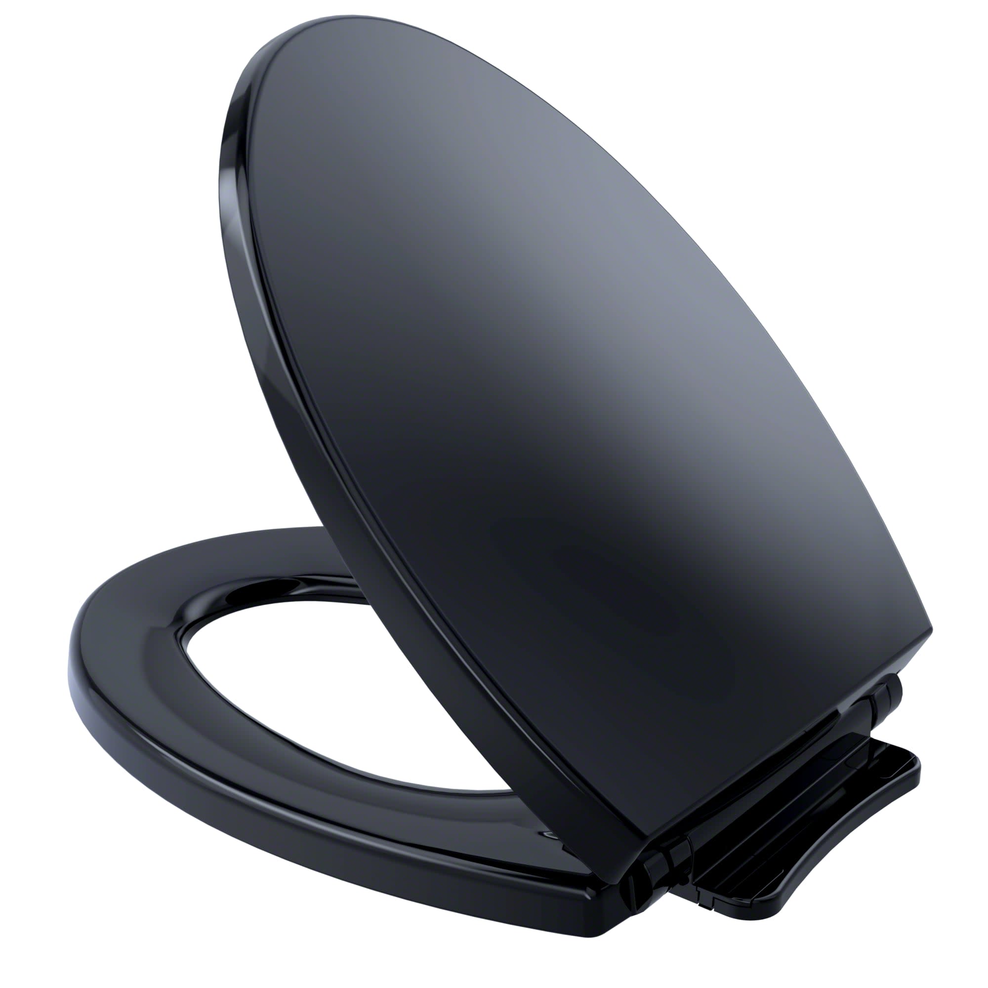 Photos - Toilet Seat TOTO SS114 SoftClose Elongated Closed-Front  and Lid Ebony Toilets and Bidets s Elongated s 