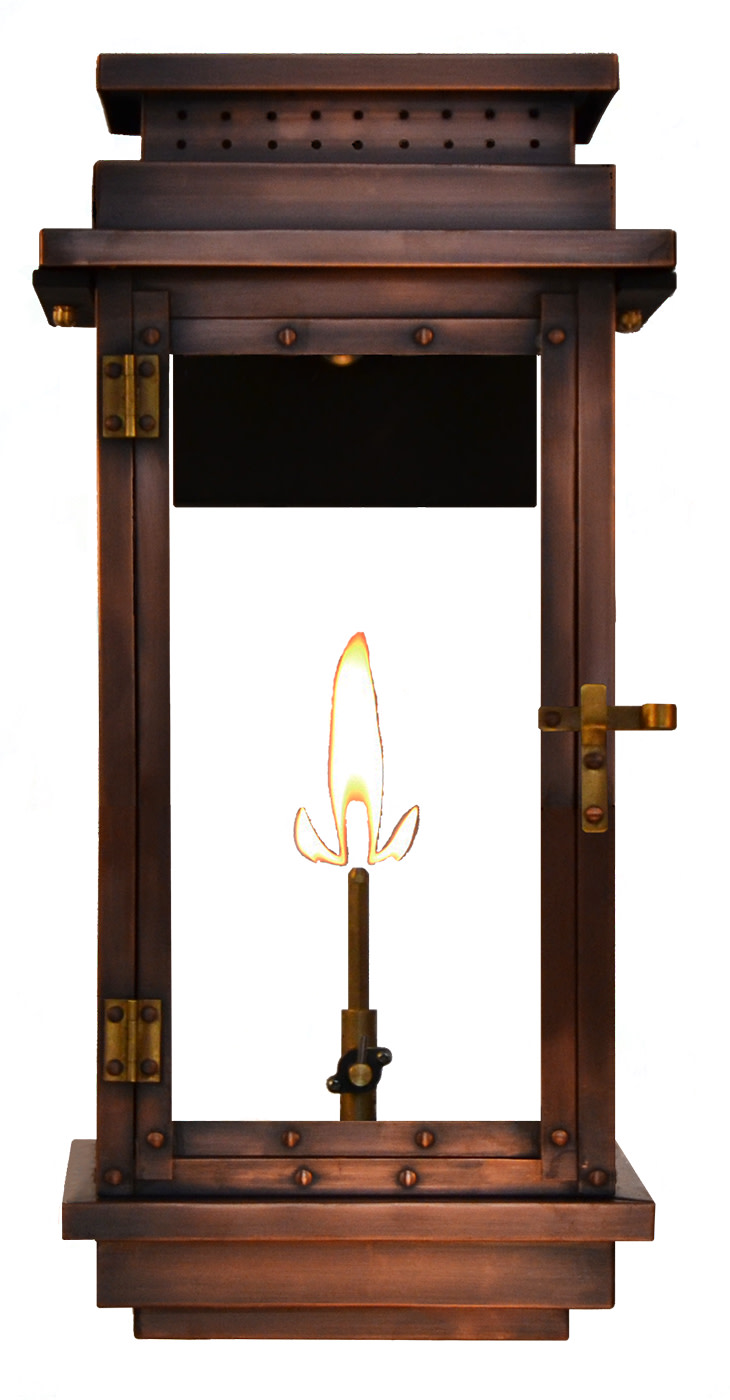 Photos - Floodlight / Street Light GAS The CopperSmith CO18G Contempo 19" Tall Copper Natural  Outdoor Wall Sconce Antique Copper Outdoor Lighting Wall Sconces 