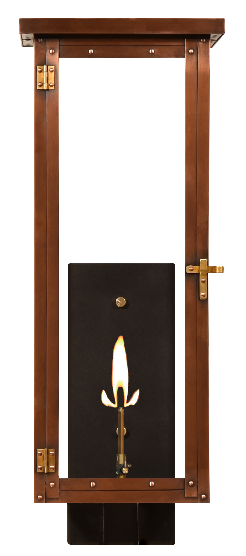 Photos - Floodlight / Street Light GAS The CopperSmith MO27G Moneo 27" Tall Copper Natural  Outdoor Wall Sconce Antique Copper Outdoor Lighting Wall Sconces 