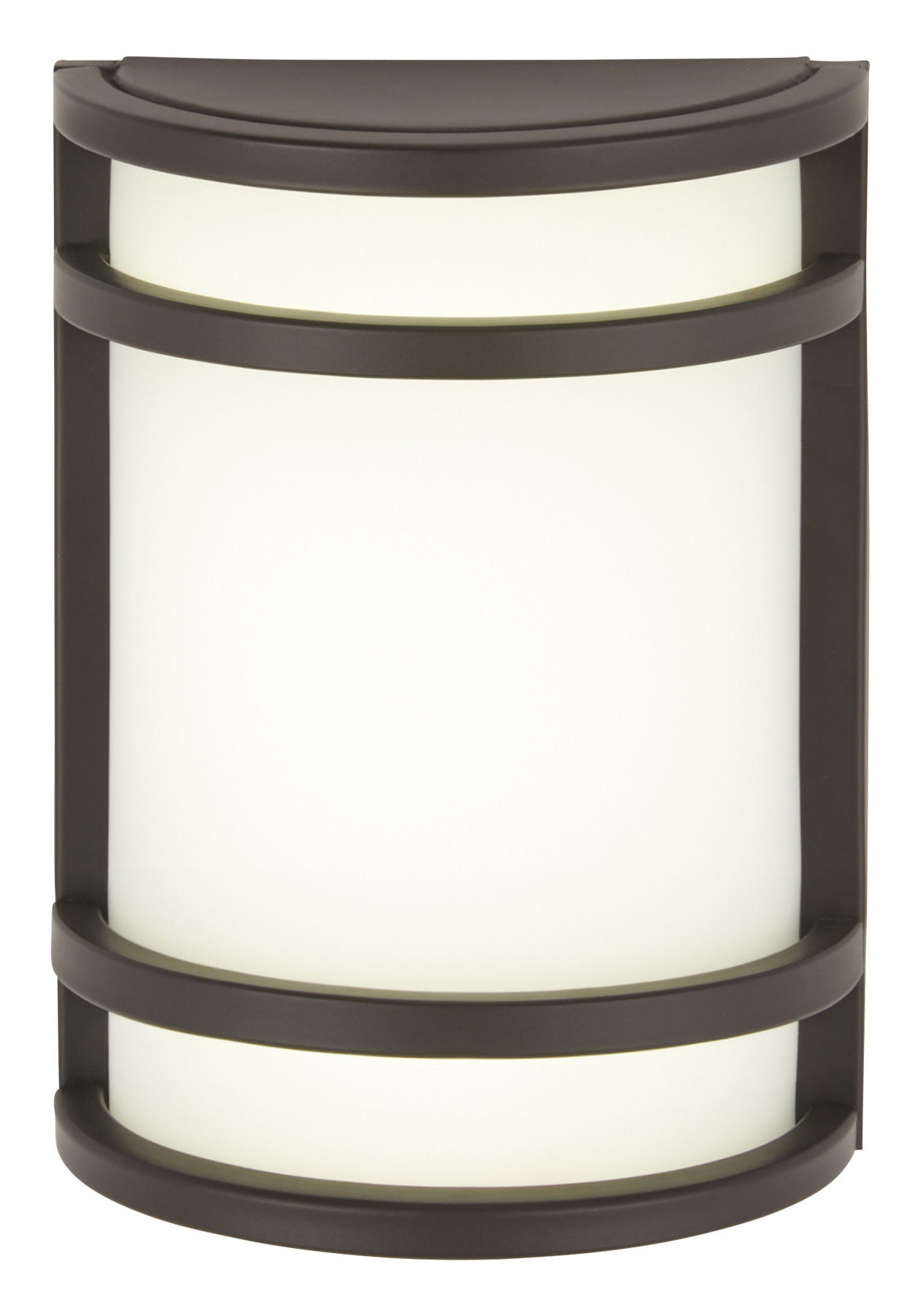 Photos - Floodlight / Street Light The Great Outdoors 9801-143-L Bay View 9-1/2" Tall LED Outdoor Wall Sconce with Etched Opal Glass Oil Rubbed Bronze Outdoor