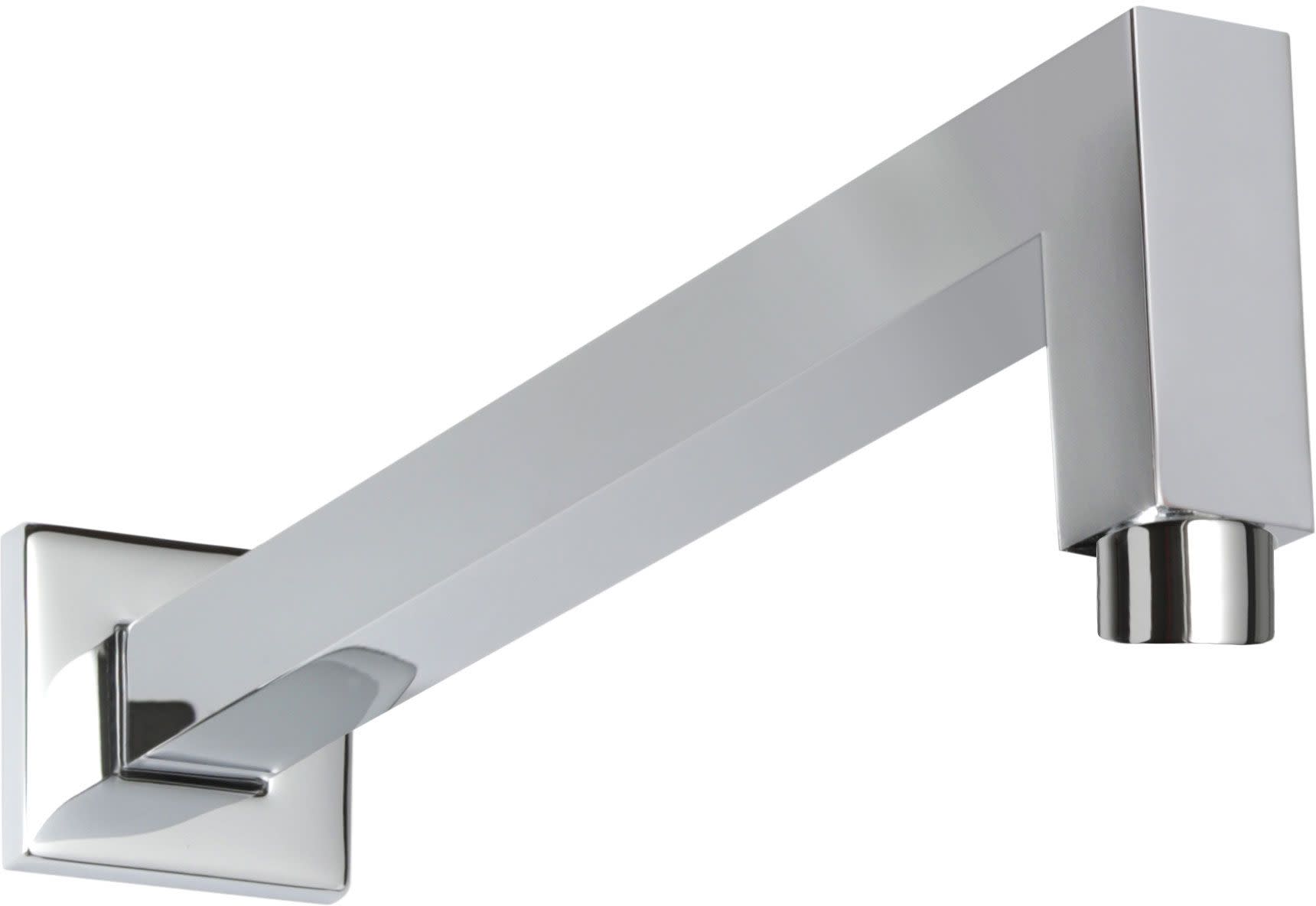 Photos - Shower Riser Rail & Head Holder REACH ThermaSol 15-1004 Square 16" Wall Mounted Shower Arm Polished Chrome Bath and Shower Accessories Shower Components Sho