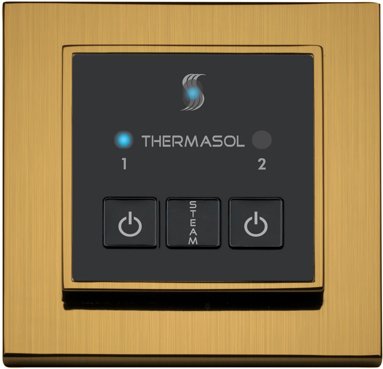 ThermaSol ESM Easy Start Programmable Steam Shower Controller Antique Brass Steam Showers Steam Shower Components Control Units