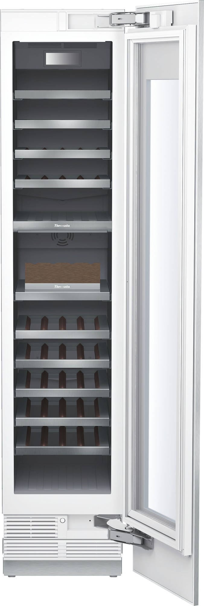 Photos - Wine Cooler Thermador T18IW905S 18 Inch Wide Built In Wine Fridge Panel Ready Beverage Appliances  T18IW905SP 