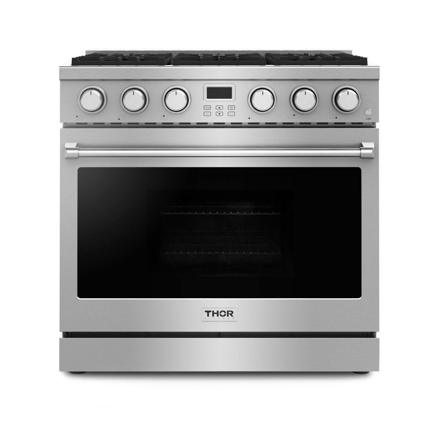Photos - Cooker Dacor Thor Kitchen ARG36 A Series 36 Inch Wide 6 Cu. Ft. Free Standing Gas Range with Spill Tray and Continuous Cooking Grates Sta 