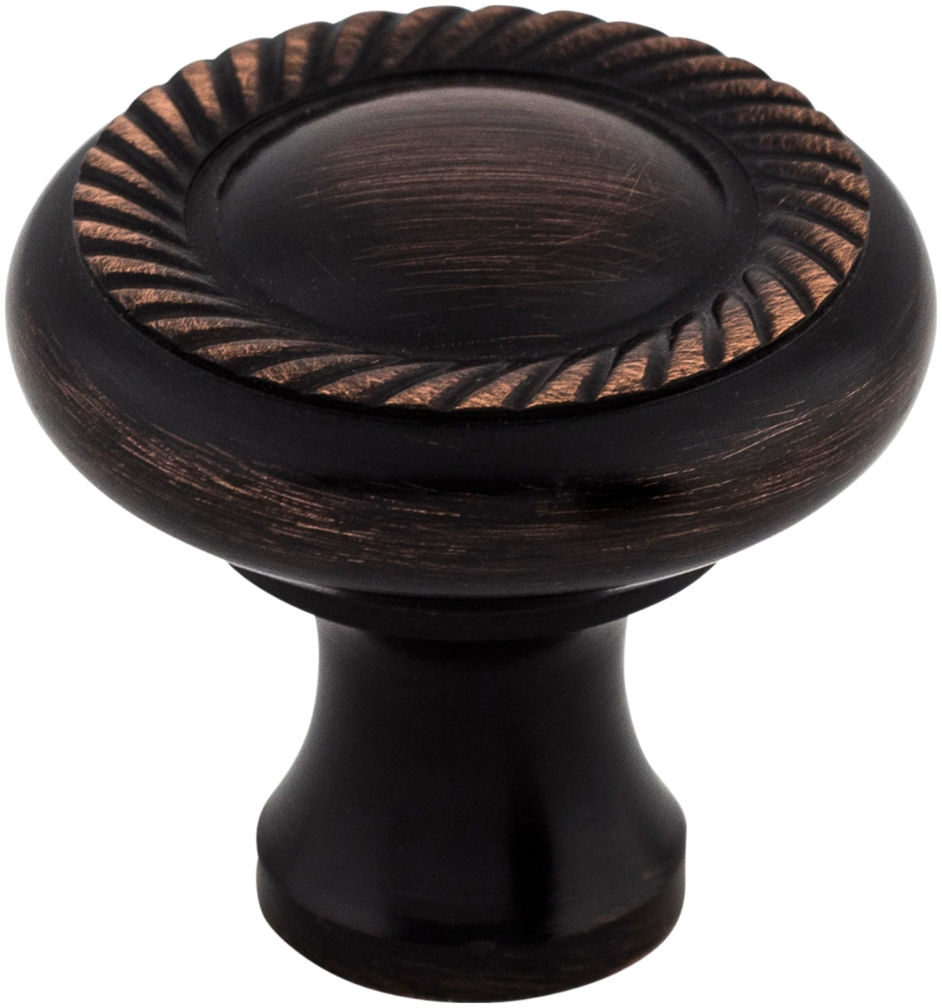Photos - Furniture Hardware Swirl Top Knobs M1586  Cut 1-1/4 Inch Mushroom Cabinet Knob from the Somerset II Collection Tuscan Bronze Cabinet Hardware Kn 