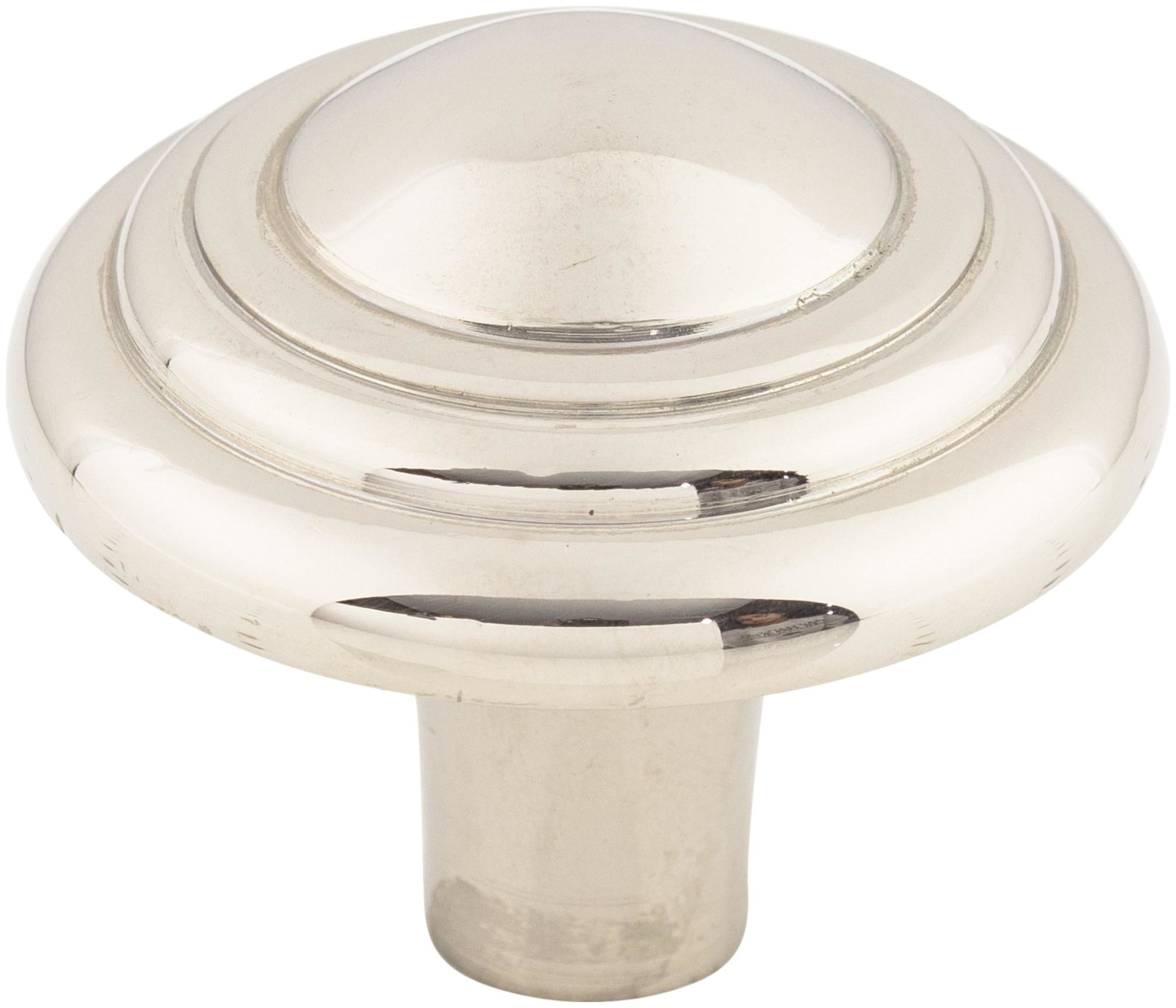 Photos - Furniture Hardware Inch Top Knobs M2037 Button 1-3/4  Mushroom Cabinet Knob from the Aspen II Collection Polished Nickel Cabinet Hardware Knobs 
