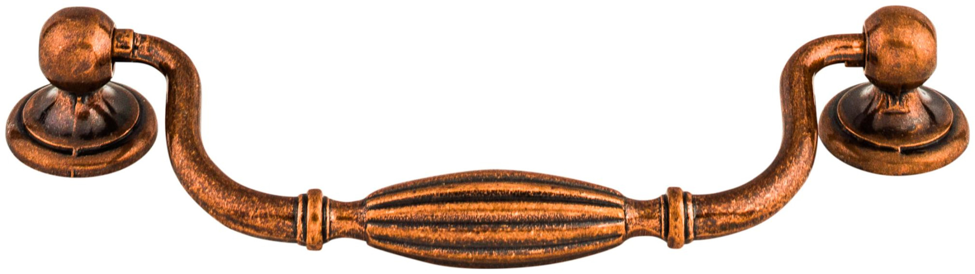 Photos - Furniture Hardware Top Knobs M217 Tuscany 5-1/16 Inch Center to Center Drop Cabinet Pull Antique Copper Cabinet Hardware Pulls Drop