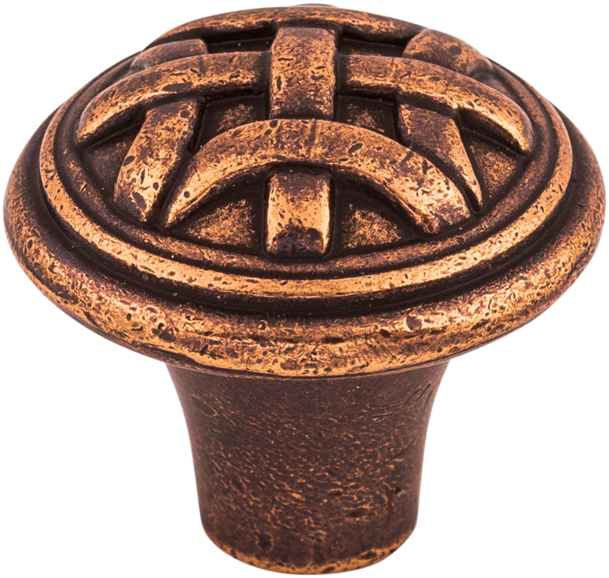 Photos - Furniture Hardware Top Knobs M225 Celtic 1 Inch Mushroom Cabinet Knob from the Tuscany Collection Antique Copper Cabinet Hardware Knobs Mushroo