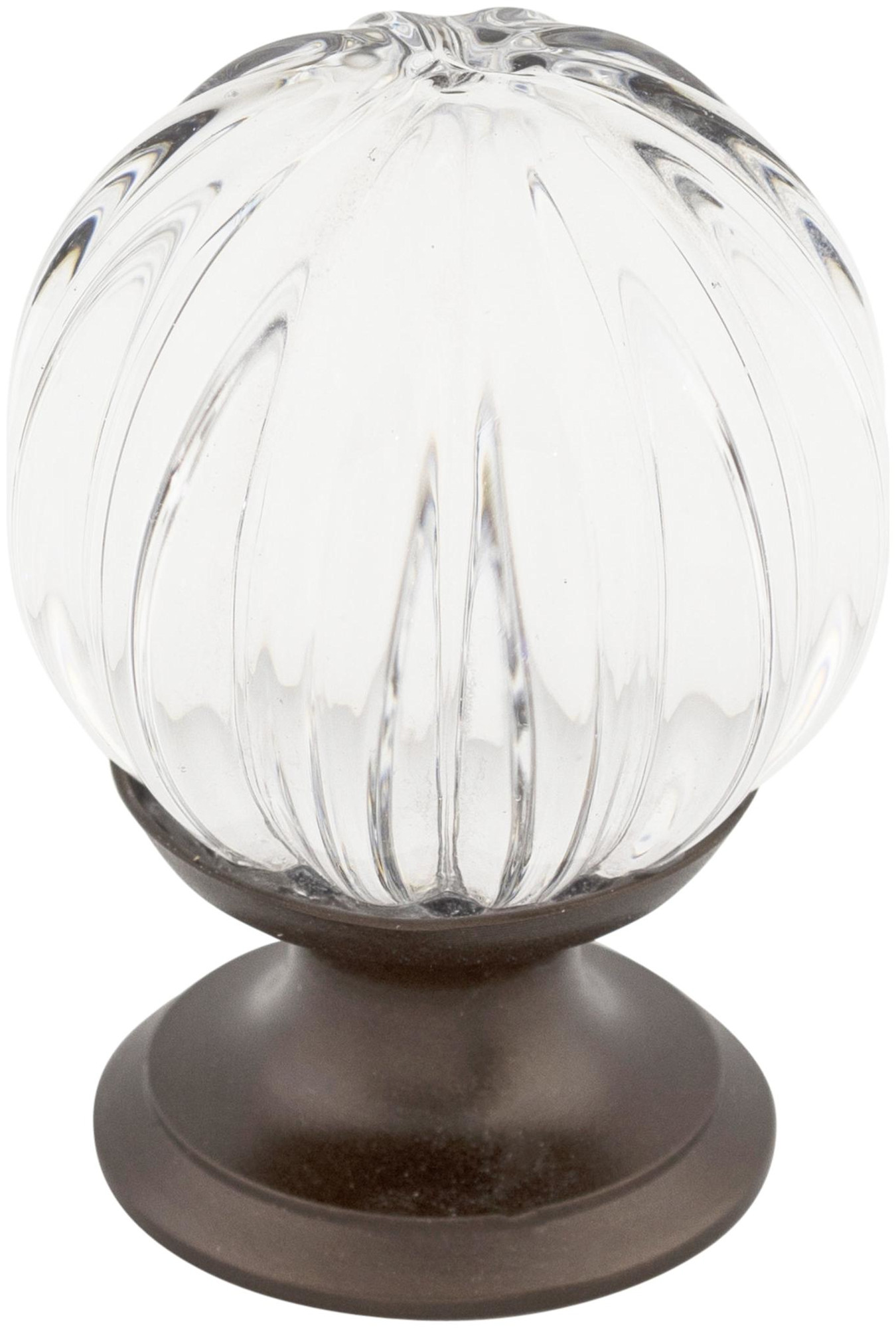 Photos - Furniture Hardware Clear Top Knobs TK127  1-1/8 Inch Round Cabinet Knob from the Crystal Collection Oil Rubbed Bronze Cabinet Hardware Knobs Rou 