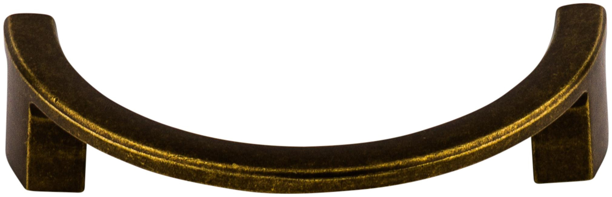 Photos - Furniture Hardware Circle Fitness Top Knobs TK53 Half Circle 3-1/2 Inch Center to Center Handle Cabinet Pull from the Sanctuary Collection German Bronze Cabin 