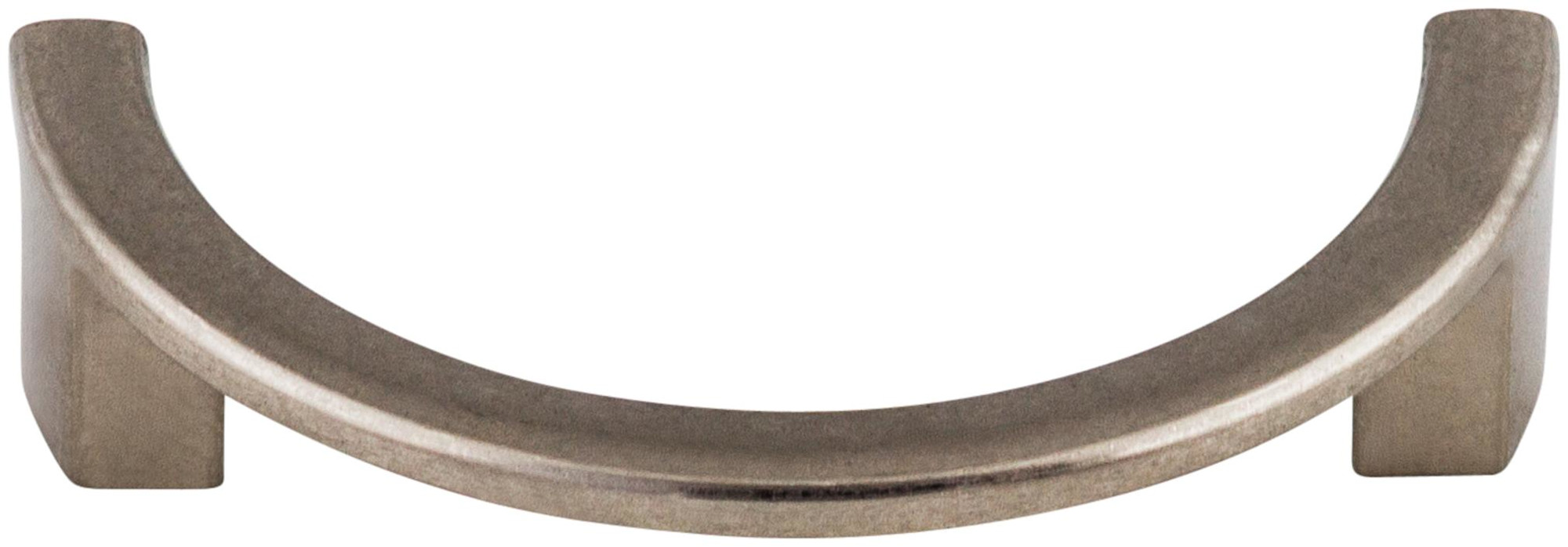 Photos - Furniture Hardware Circle Fitness Top Knobs TK53 Half Circle 3-1/2 Inch Center to Center Handle Cabinet Pull from the Sanctuary Collection Pewter Antique Cabi 