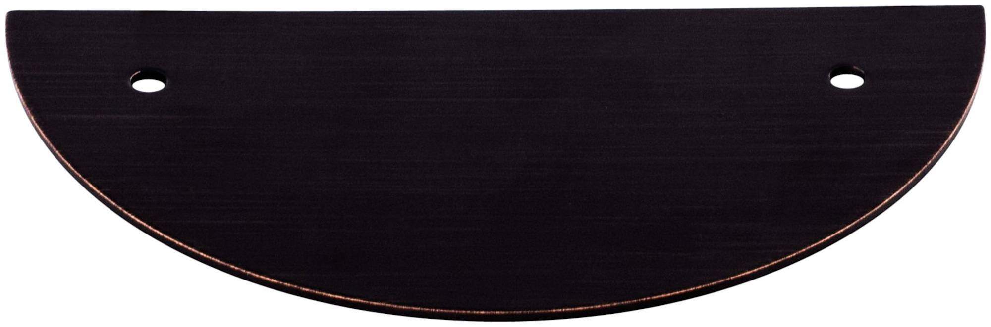 Photos - Furniture Hardware Circle Fitness Top Knobs TK54 Half Circle 3-1/2 Inch Center to Center Pull Backplate from the Sanctuary Series Tuscan Bronze Cabinet Hardwa 