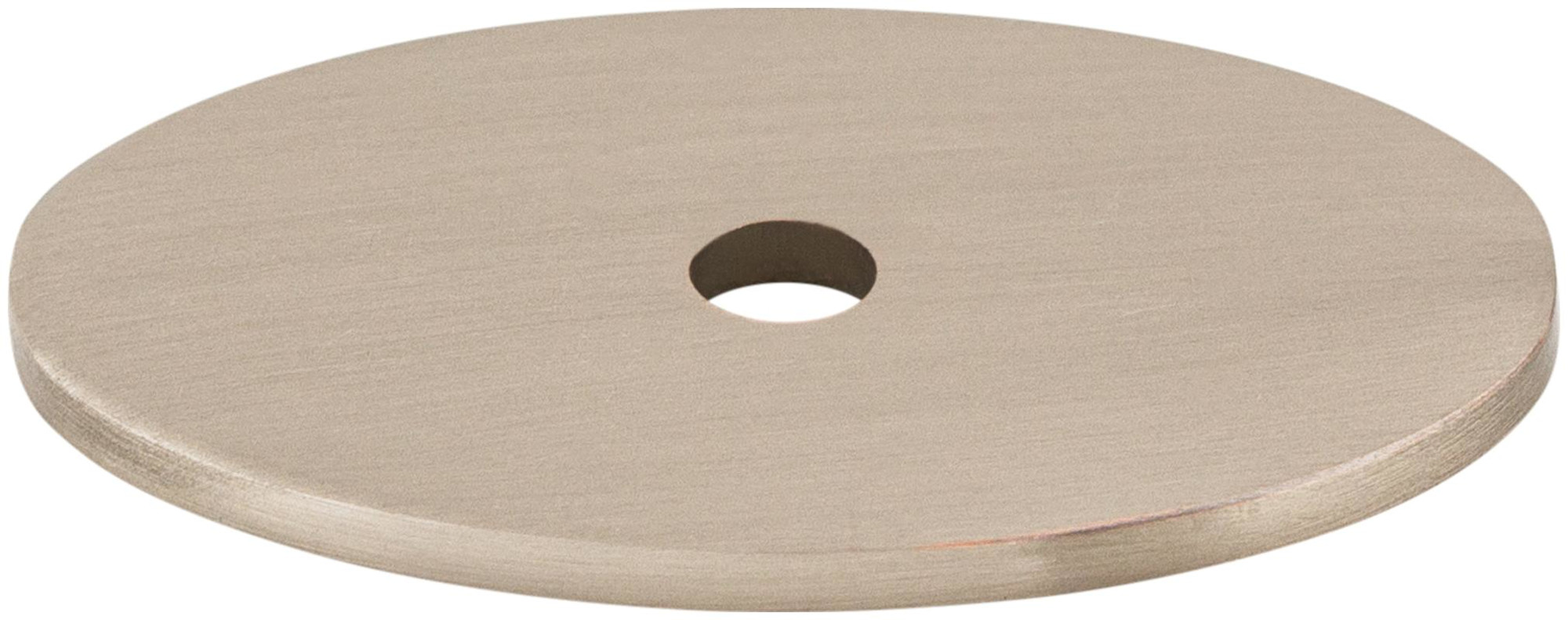 Photos - Furniture Hardware Inch Top Knobs TK60 1-1/2  Medium Oval Cabinet Knob Backplate from the Sanctuary Series Brushed Satin Nickel Cabinet Hardware 